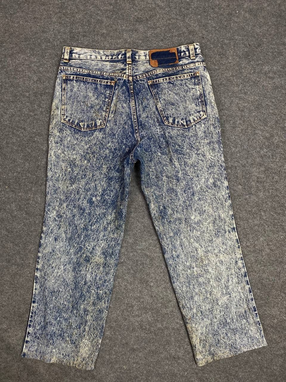 Japanese Brand vintage japanese brands acid wash denim Size US 33 - 1 Thumbnail