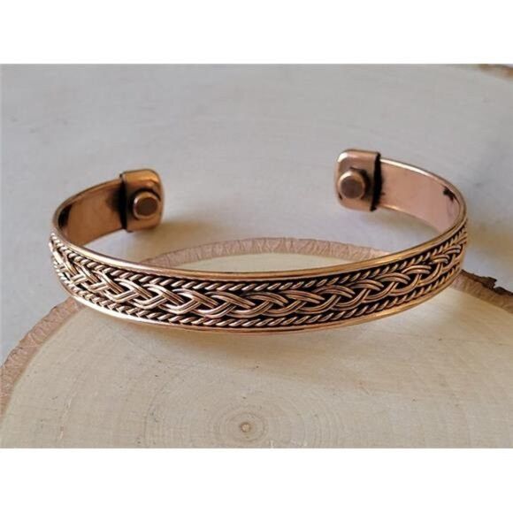 Other Copper Magnetic Bracelet – Arthritis Pain & Energy Cuff Size ONE SIZE - 2 Thumbnail