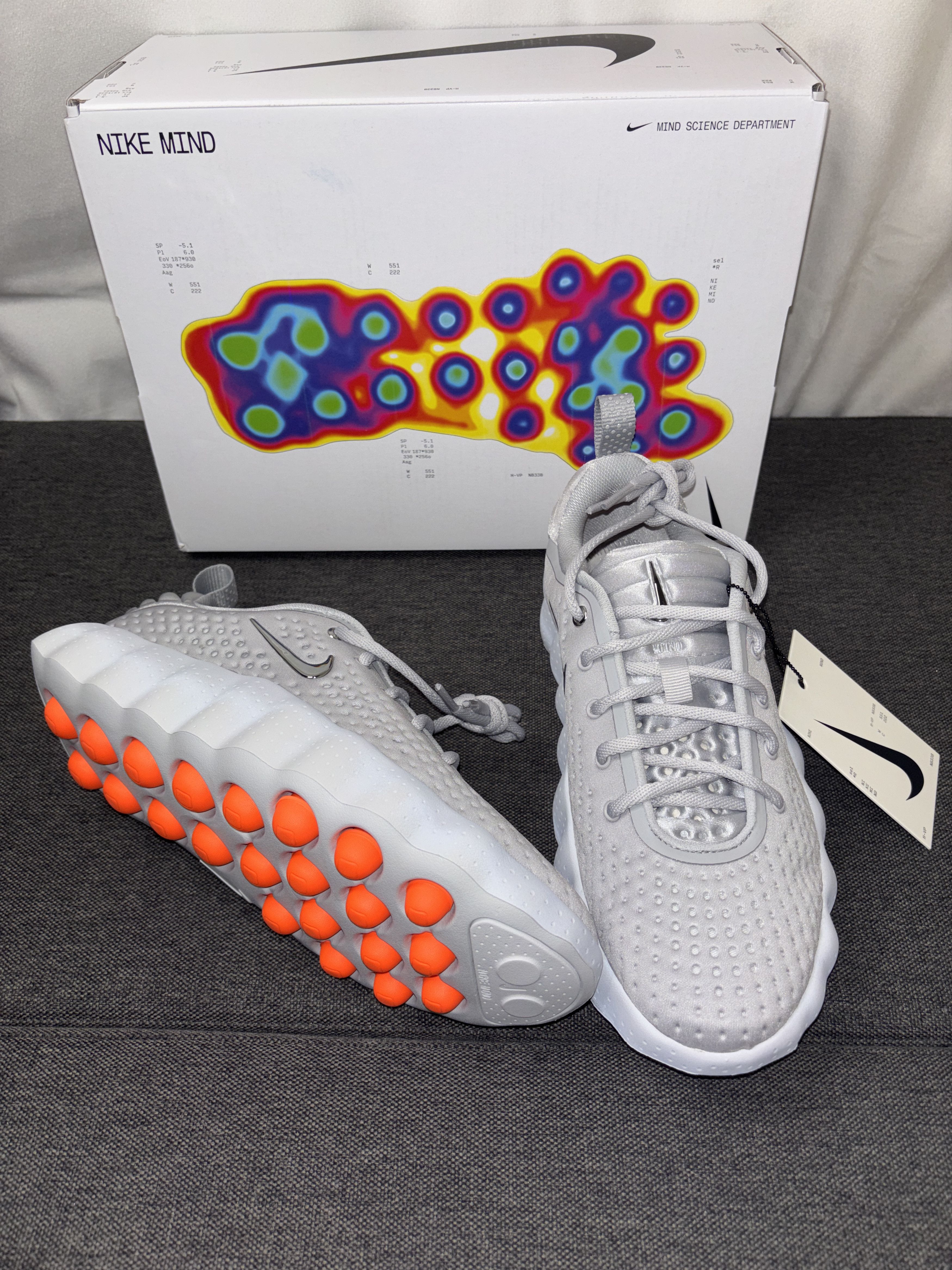 Nike Nike Mind 002 Light Smoke Grey (2026) Men’s 7 HQ4308-003 Size US 7 / EU 40 - 20 Thumbnail