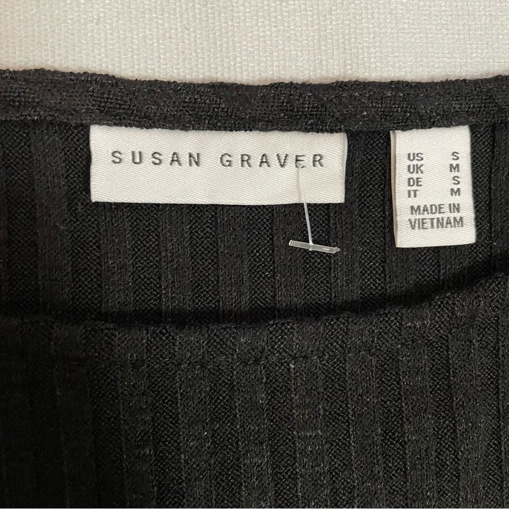 Other New Susan Graver Ribbed Sweater Knit & Printed Liquid Knit Size S / US 4 / IT 40 - 7 Thumbnail