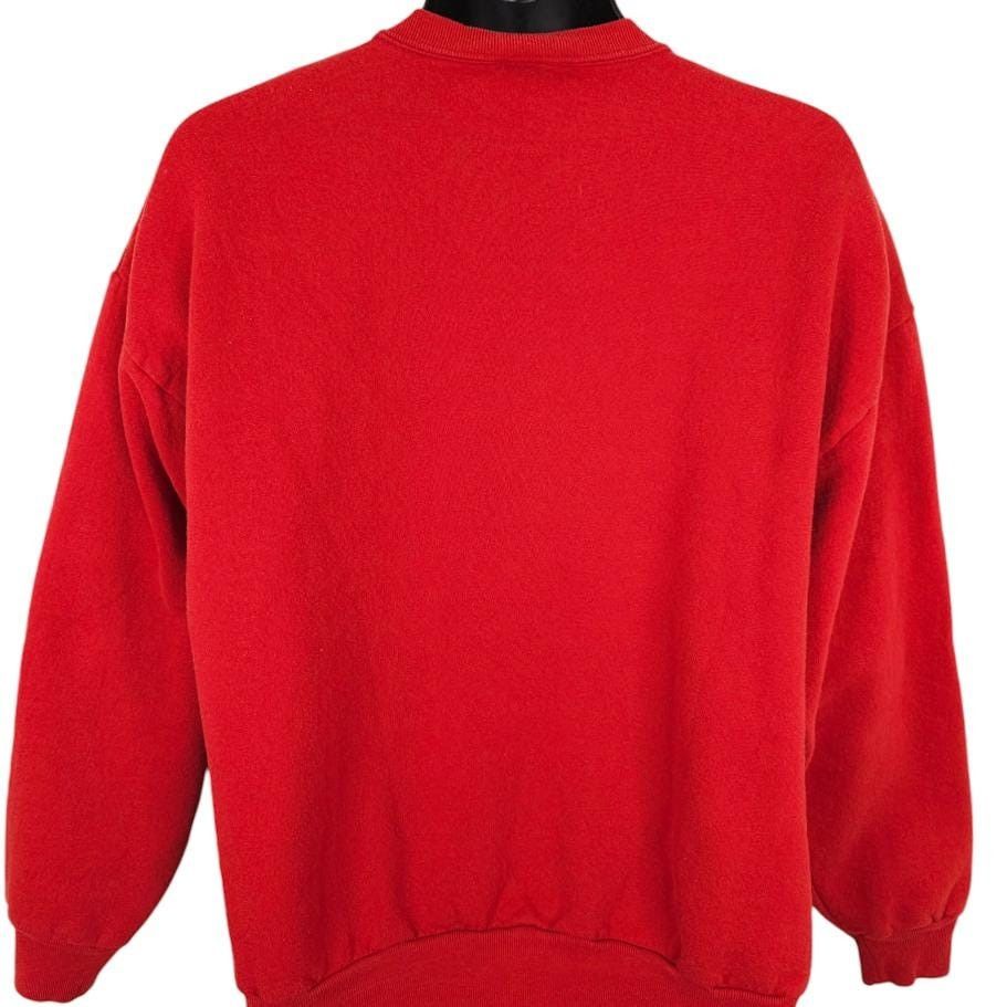 Vintage Vintage Jerzees Blank Sweatshirt Mens Size XL Red 90s Y2K Size US XL / EU 56 / 4 - 2 Thumbnail