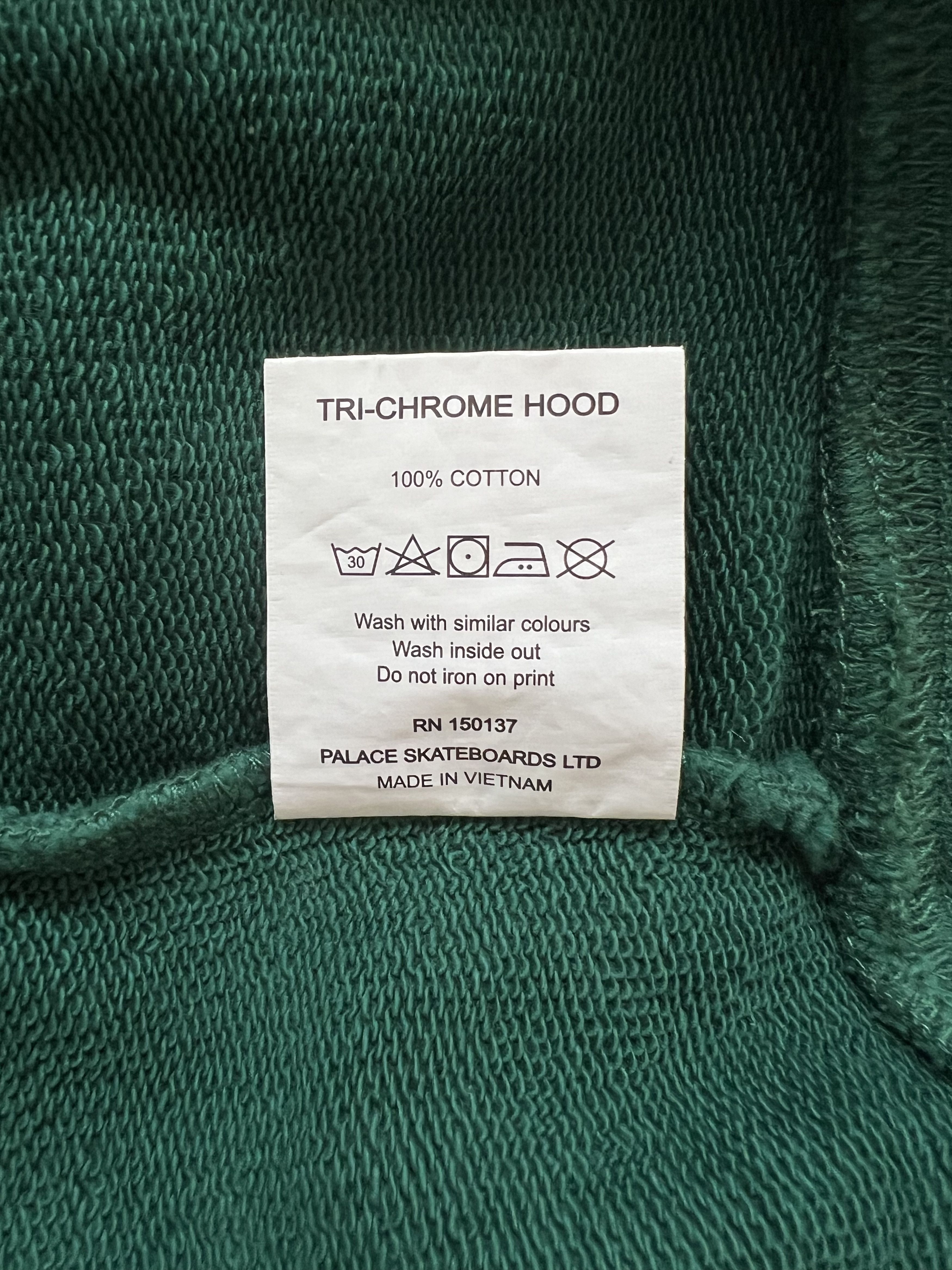 Palace Palace Tri-Chrome Hood in Green Size M Size US M / EU 48-50 / 2 - 5 Thumbnail