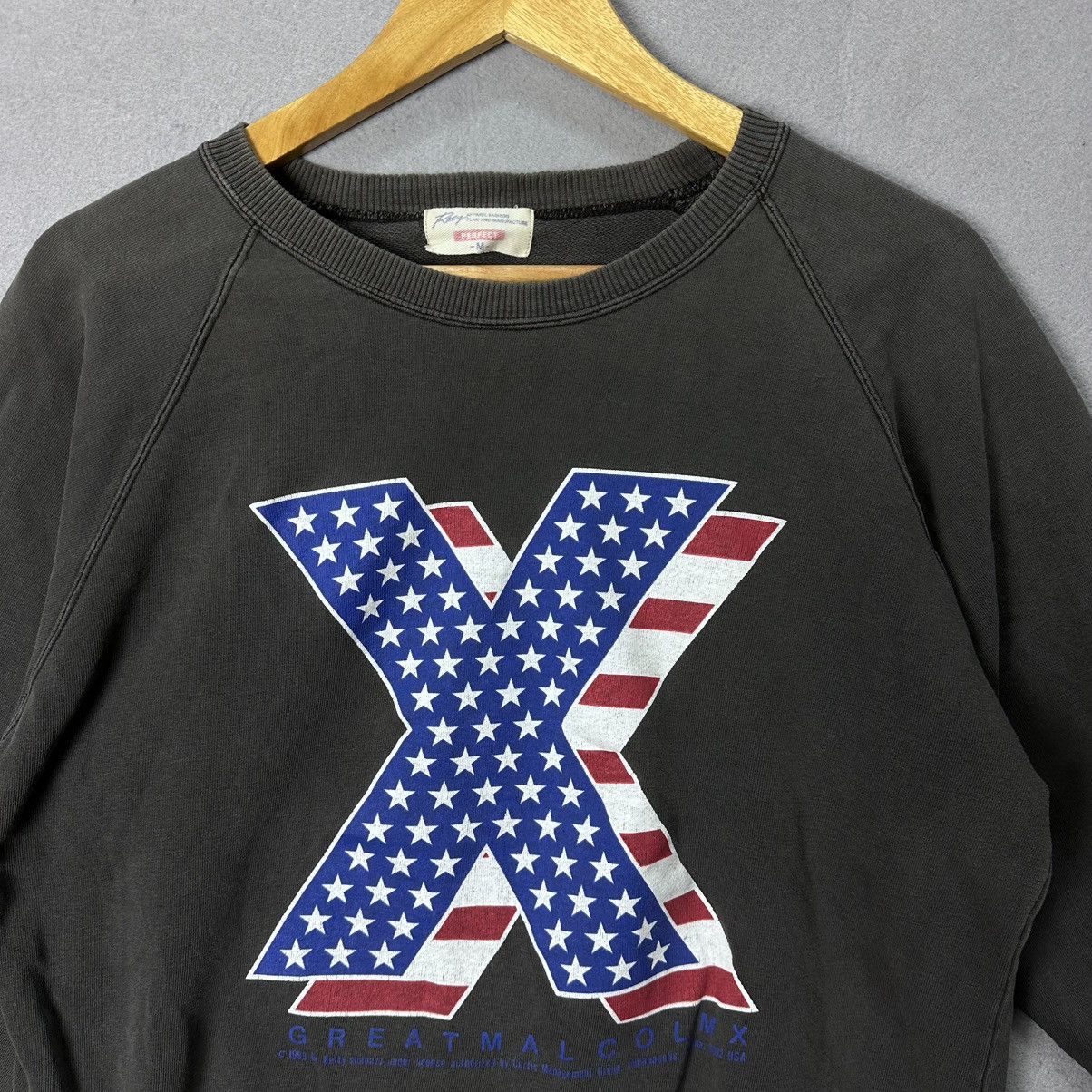 Vintage Vintage Malcolm X Great Malcolm X Crewneck Sweatshirt Size US M / EU 48-50 / 2 - 2 Thumbnail