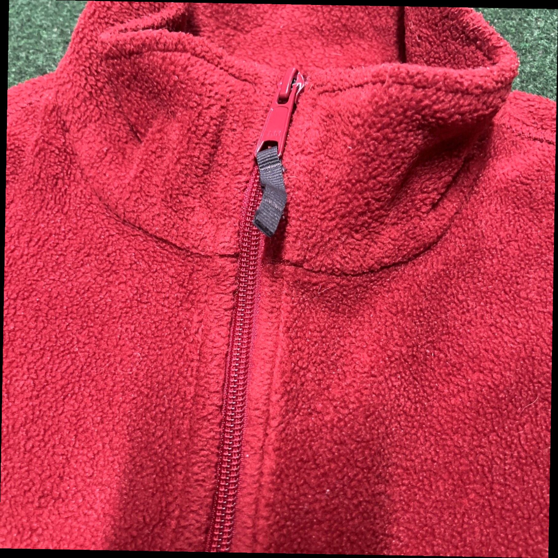 Vintage Columbia Vest Womens Medium Red Outdoor Full Zip Fleece Casual Sleeveless Ladies Size M / US 6-8 / IT 42-44 - 3 Thumbnail
