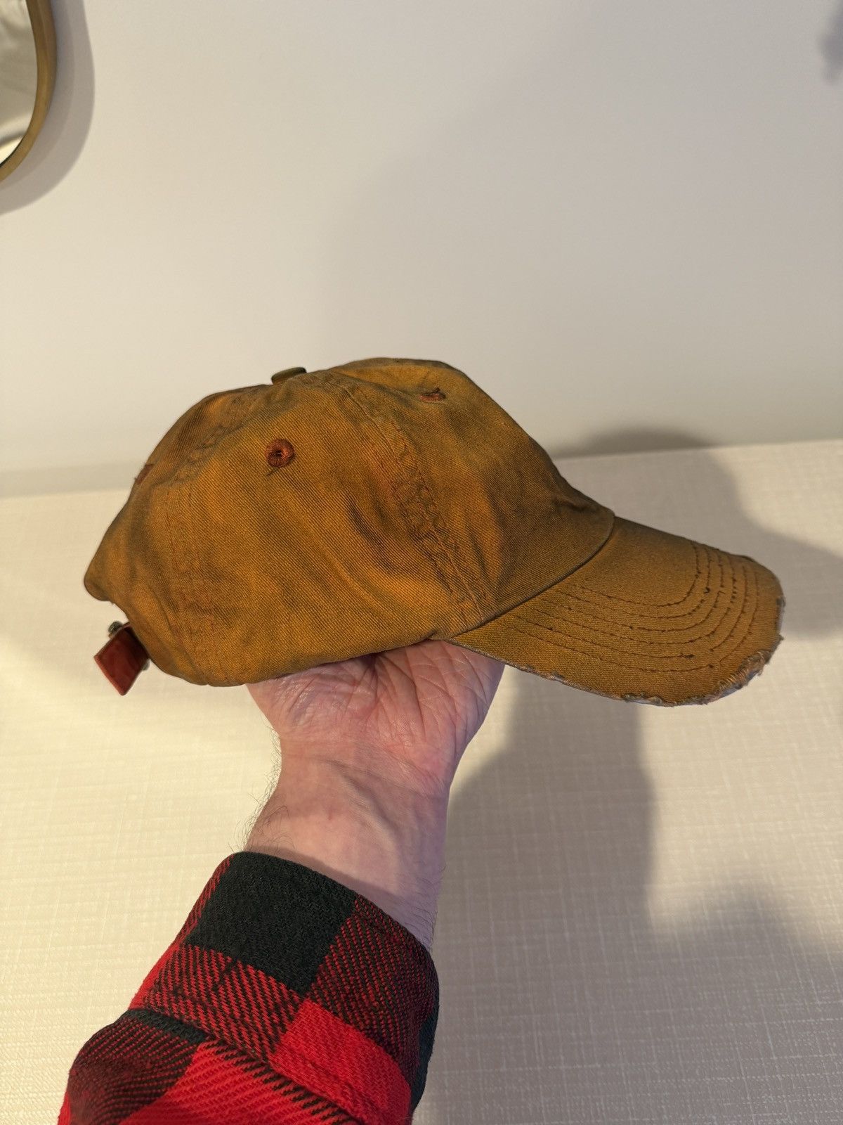 Akimbo Club Thrashed low profile cap burnt orange Size ONE SIZE - 2 Thumbnail
