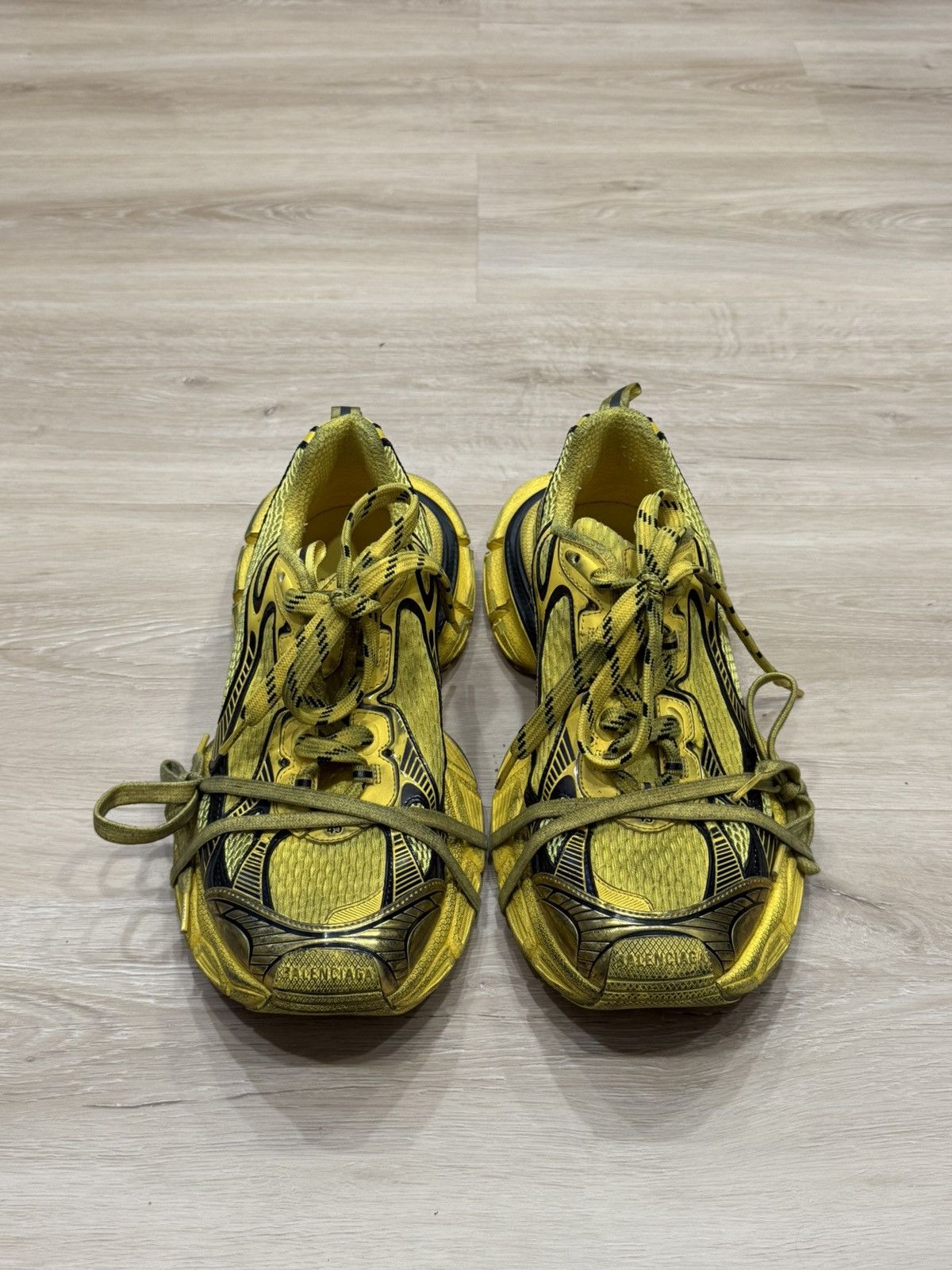 Balenciaga Balenciaga 3xl Distressed Sneakers ‘Yellow’ Size US 12 / EU 45 - 2 Thumbnail