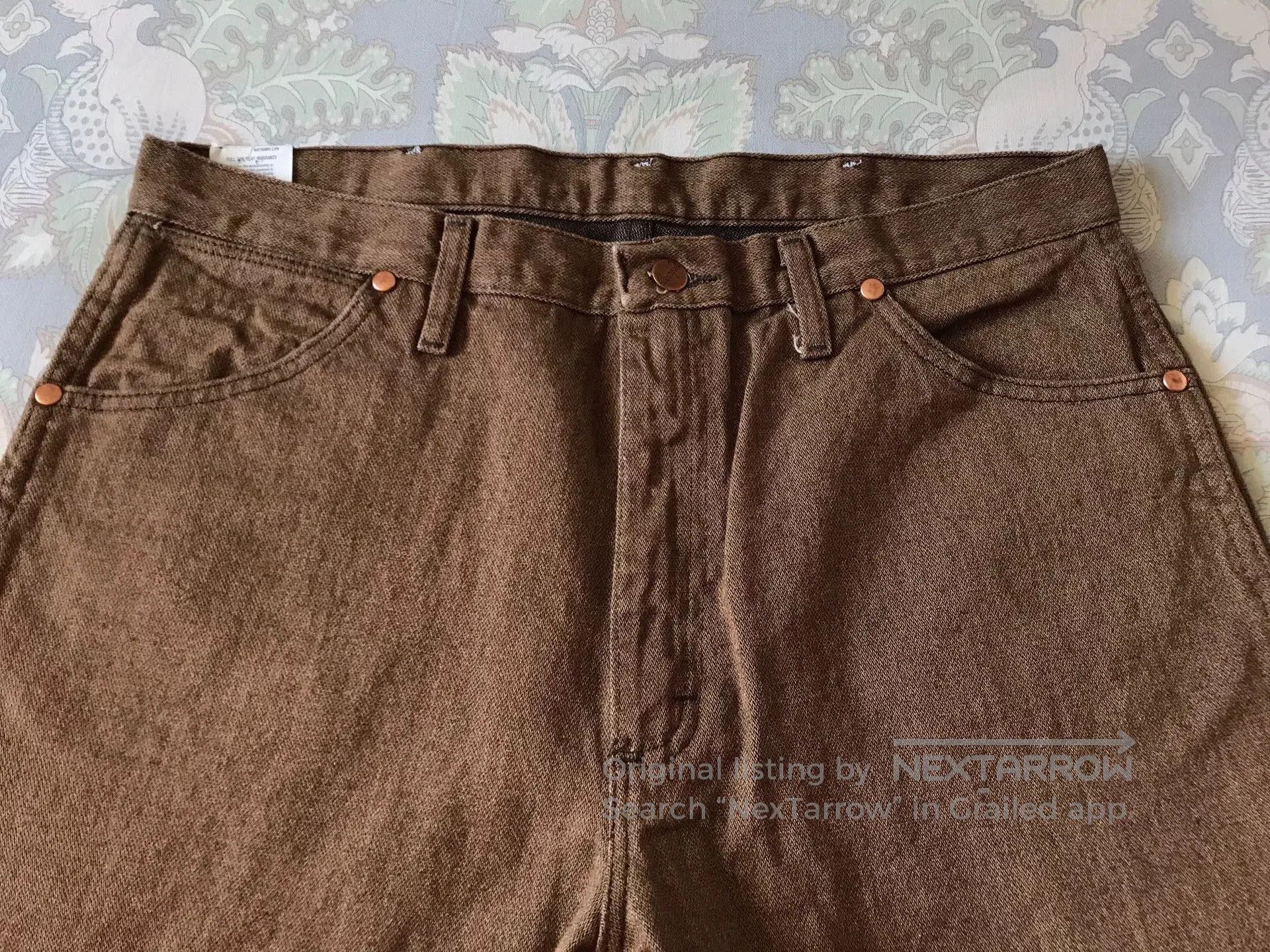 Wrangler Wrangler 13MWZ Brown Jeans W36L30. Size US 36 / EU 52 - 4 Thumbnail