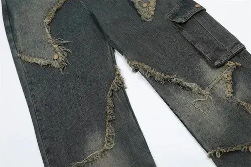 Jean STAR Embroidered Denim Jeans Size US 30 / EU 46 - 5 Thumbnail