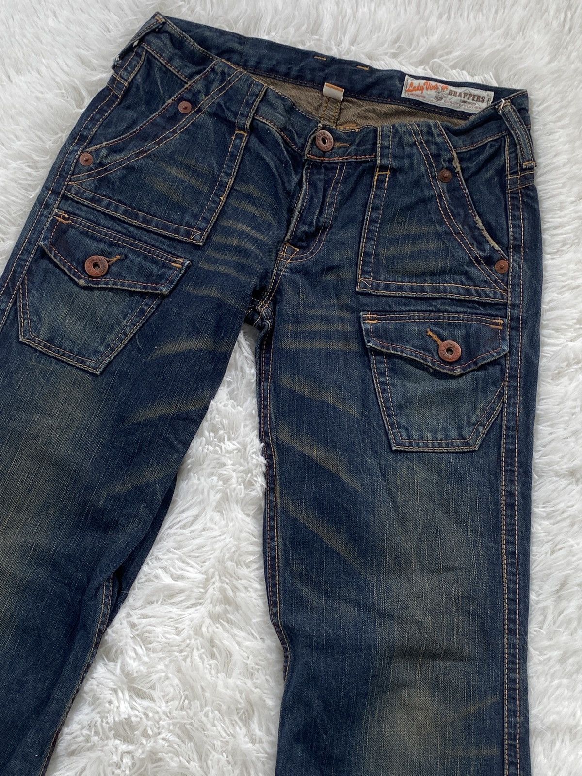 Vintage 🔥BINDING NOW🔥Vintage Jeans Brappers Bushpant bootcut denim Size 28" / US 6 / IT 42 - 3 Thumbnail
