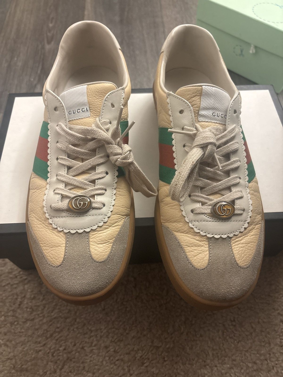 Gucci Gucci G74 Sneakers euro size 9 fits 10-10.5 US Size US 10.5 / EU 43-44 - 3 Thumbnail