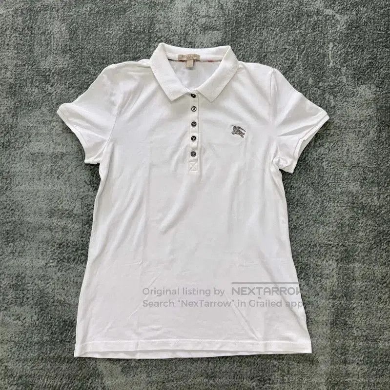 Other Burberry White Cotton Short Sleeve Polo. Size M / US 6-8 / IT 42-44 - 1 Thumbnail