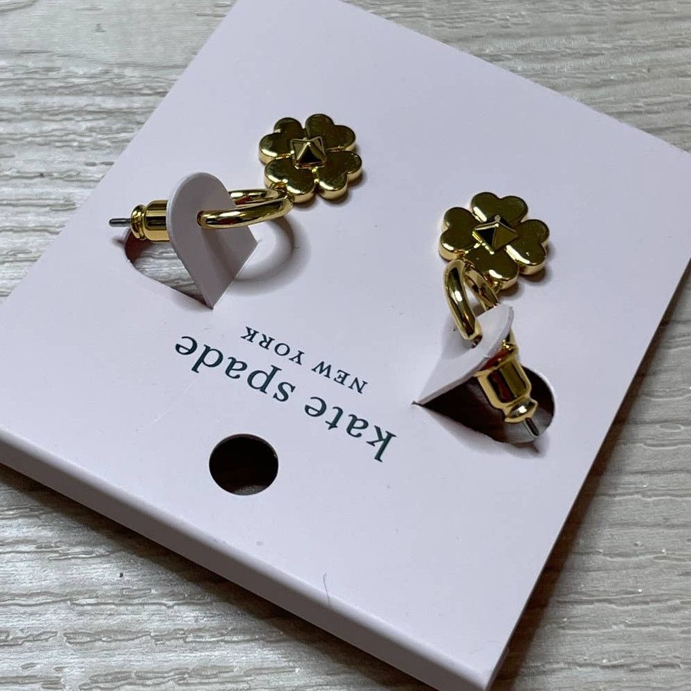 Kate Spade Kate Spade spades & studs enamel huggies Earrings Size ONE SIZE - 4 Thumbnail