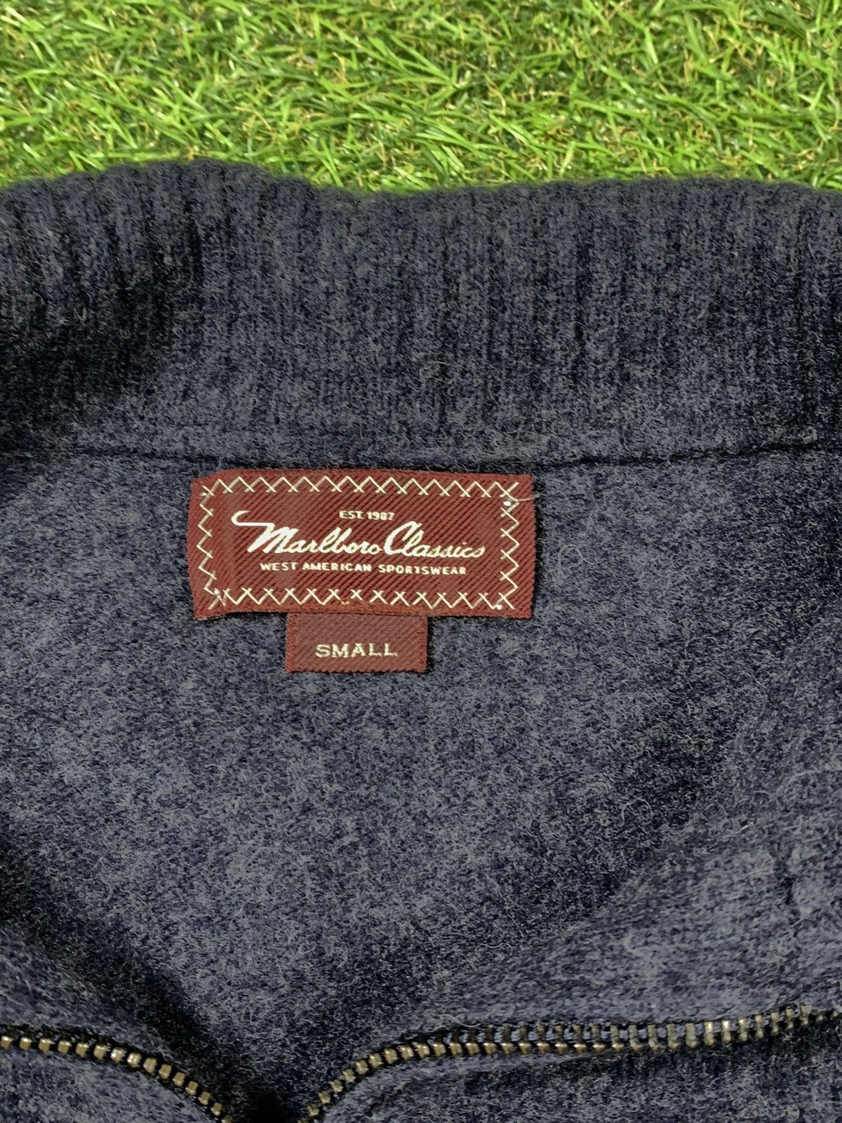 Marlboro Classics Vintage Marlboro Classic zip up wool sweater size S Size US S / EU 44-46 / 1 - 3 Thumbnail