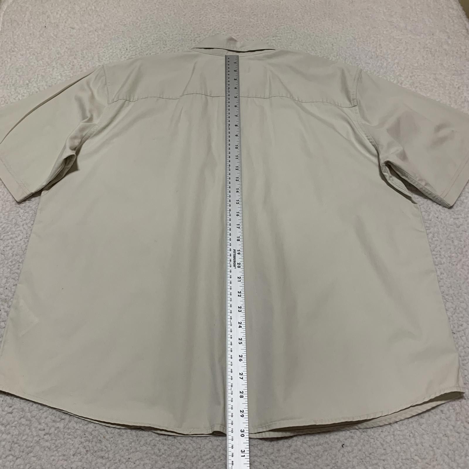 Harley Davidson Harley Davidson Beige Button-Up Shirt Eagle Tag XL Size US XL / EU 56 / 4 - 6 Thumbnail