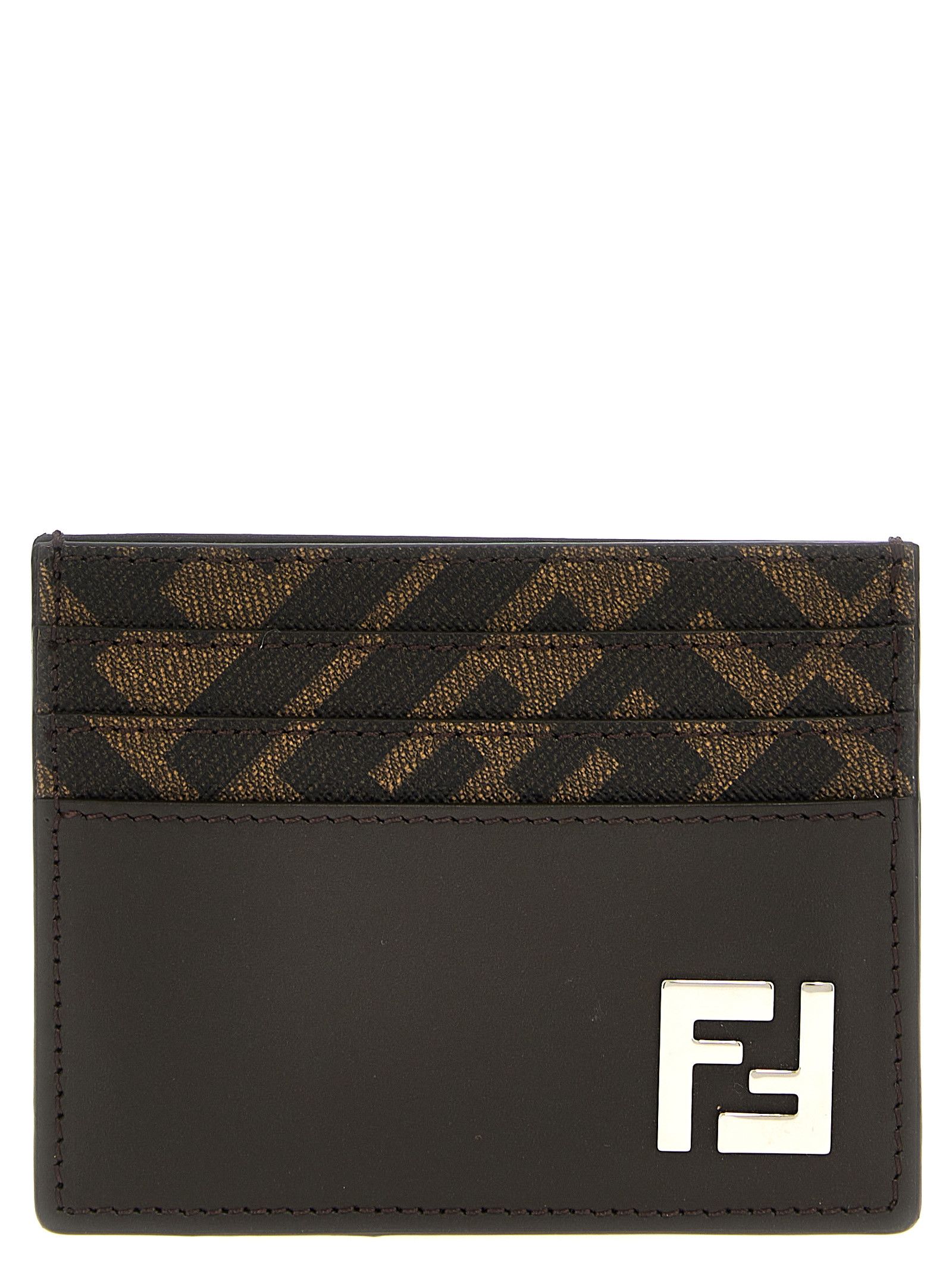 Fendi 'Squared Ff' Card Holder Size ONE SIZE - 1 Thumbnail