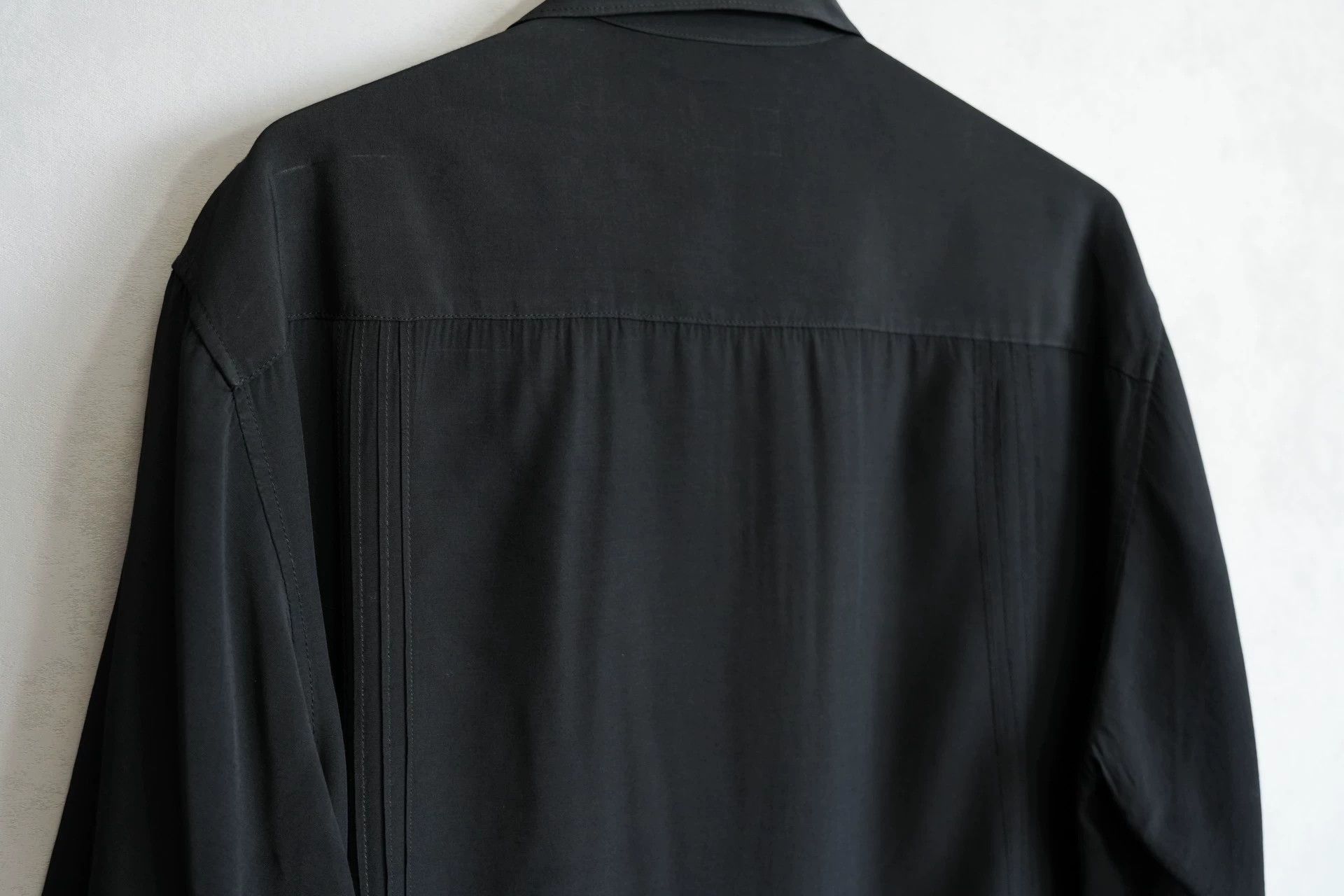 Yohji Yamamoto Yohji Yamamoto 16SS Vertical Stripe Silk Blend SS Shirt Size US L / EU 52-54 / 3 - 6 Thumbnail