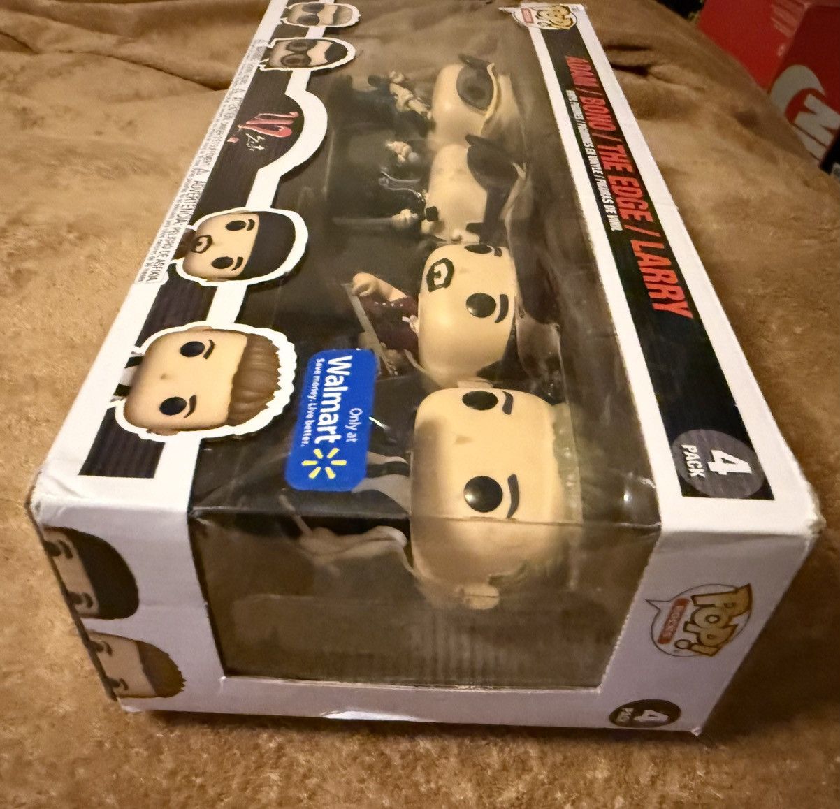POP MART Funko Pop U2 set of 4, New in Box! Bono, Adam, Larry, Edge Size ONE SIZE - 4 Thumbnail