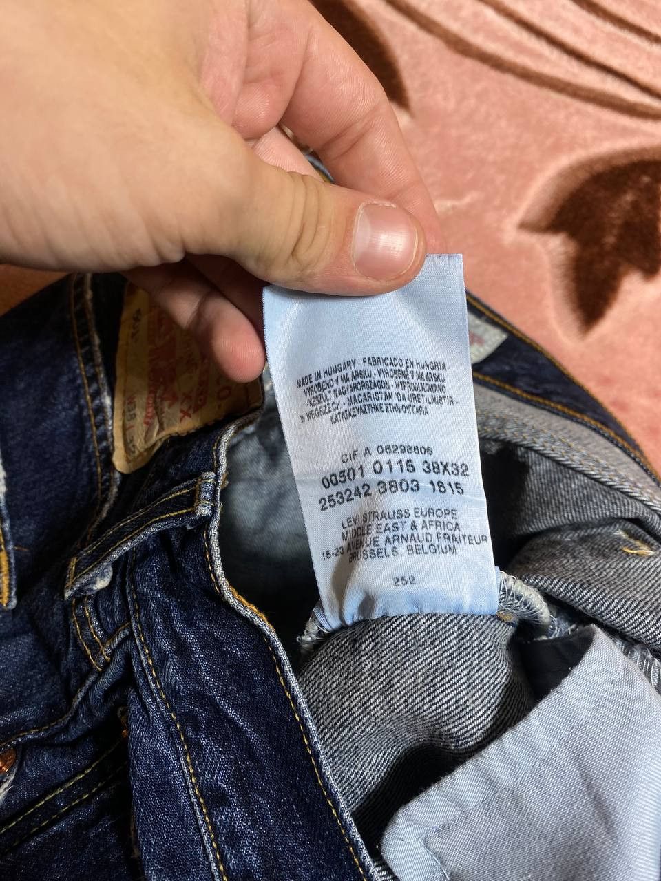 Levi's × Vintage Crazy y2k faded light wash Levi’s 501 distressed denim jeans Size US 38 / EU 54 - 4 Thumbnail