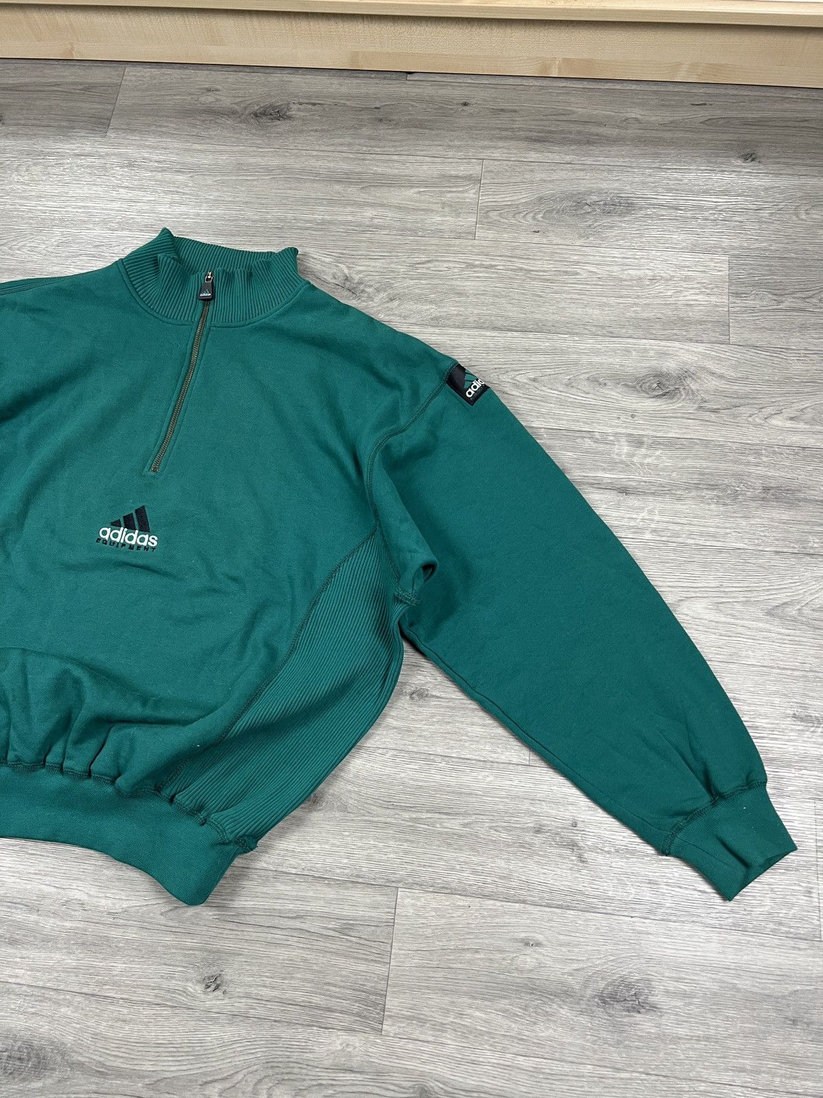 Adidas Adidas Equipment Wash Crewneck Sweatshirt Green Men’s Size L Size US L / EU 52-54 / 3 - 6 Thumbnail