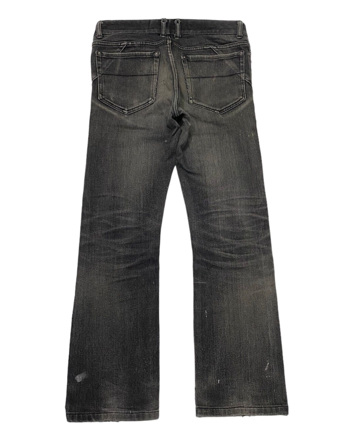 If Six Was Nine × Katharine Hamnett London KATHARINE HAMNETT LONDON DISTRESS BLACK DENIM JEANS Size US 30 / EU 46 - 2 Thumbnail