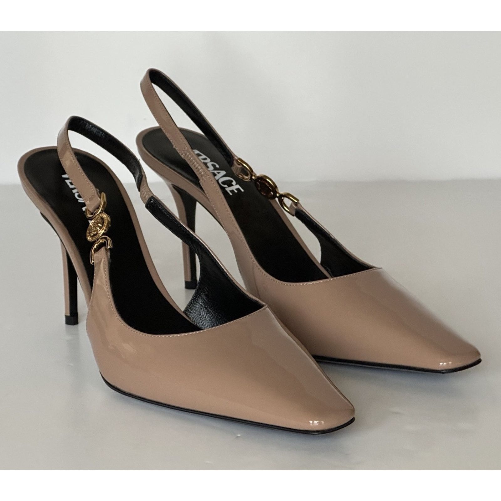 Versace Versace Sling Back Leather Pump Shoes Blush 9.5 US 1012428 Size US 9.5 / IT 39.5 - 6 Thumbnail