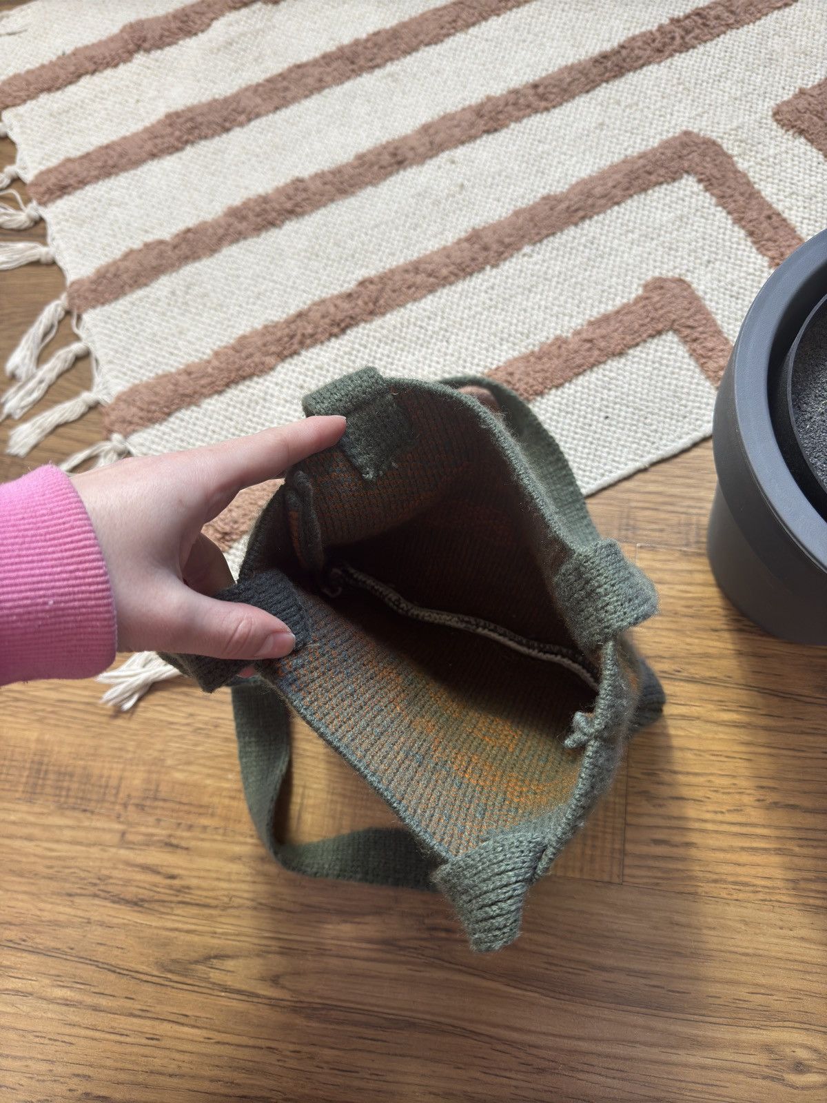 Vintage VINTAGE KNITTED NEW YORK RETRO BAG Size ONE SIZE - 3 Thumbnail