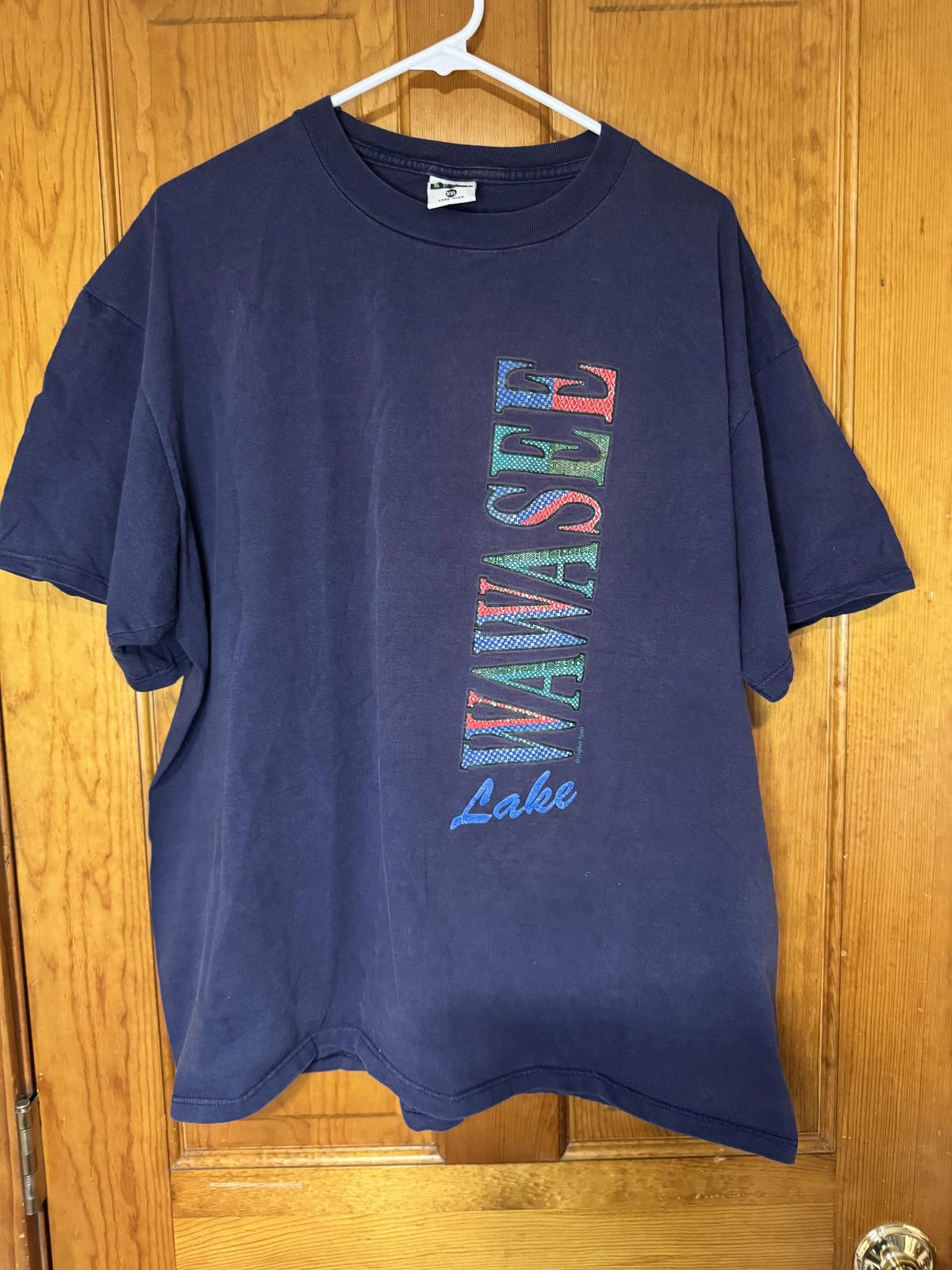 Other Vintage Gopher Sport XXL Navy Blue Lake Wawasee T-Shirt Size ONE SIZE - 1 Thumbnail