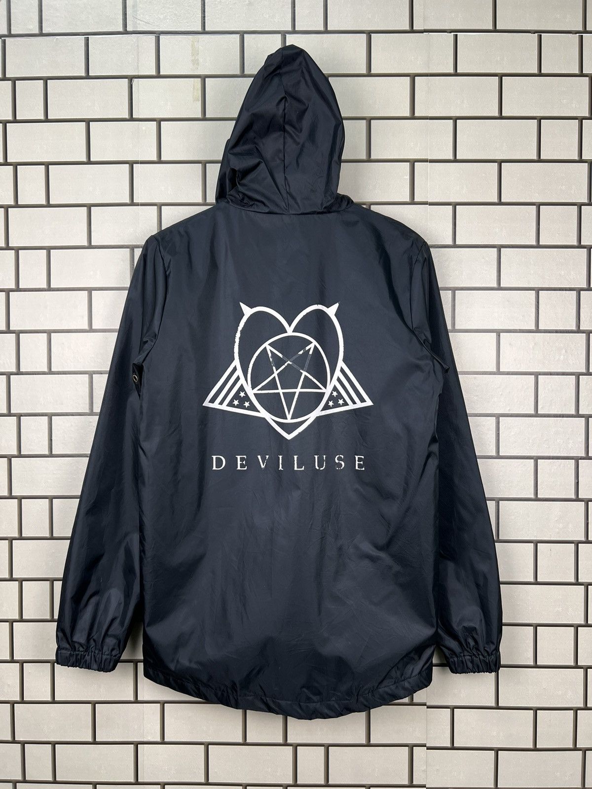 Japanese Brand Vintage Deviluse Windbreaker Jacket Size US S / EU 44-46 / 1 - 7 Thumbnail