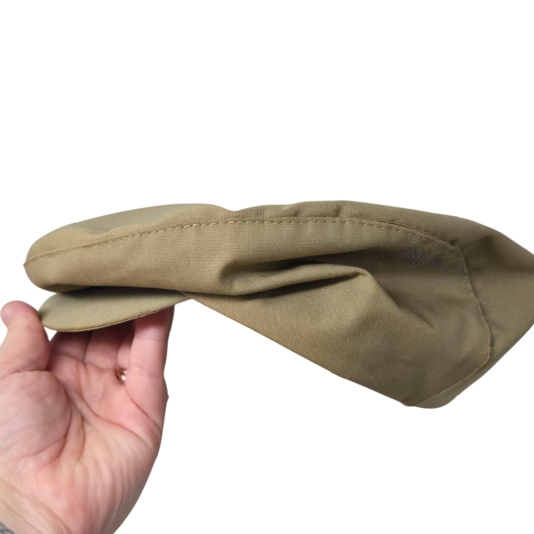 Vintage VINTAGE United Hatters Cap Millinery Tan Military Hunting Hat Small Size ONE SIZE - 6 Thumbnail
