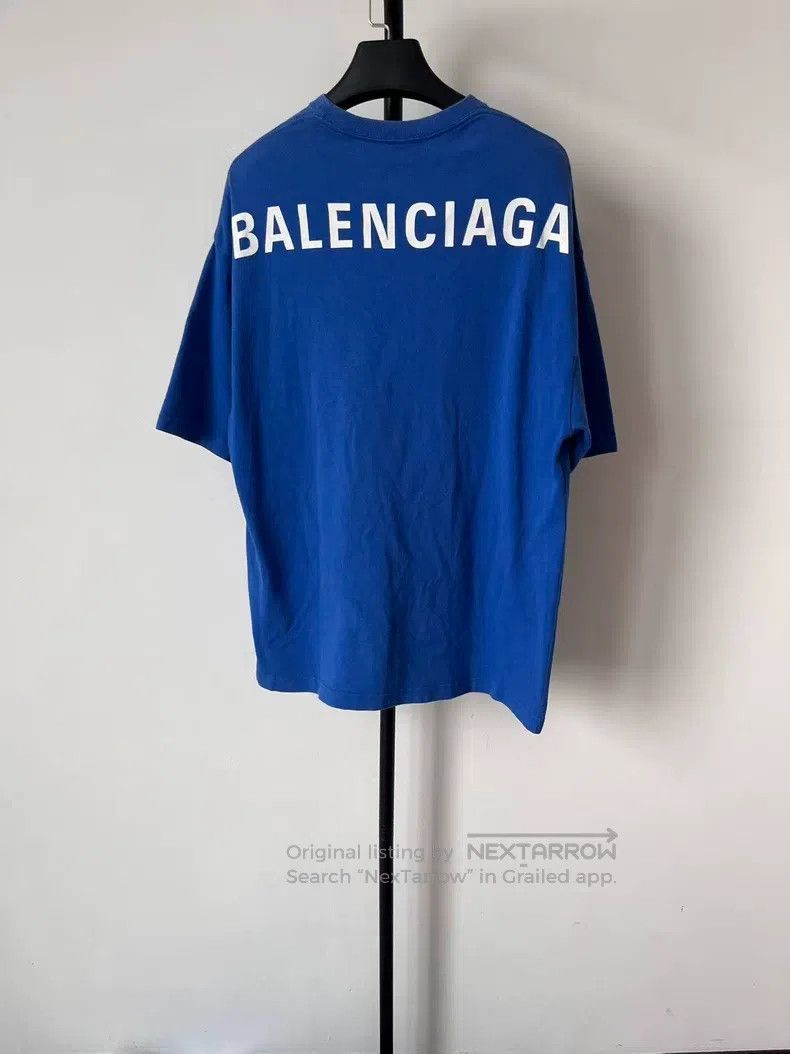 Balenciaga Balenciaga Logo Print Round Neck Short Sleeve T-Shirt Regu Size US S / EU 44-46 / 1 - 1 Thumbnail