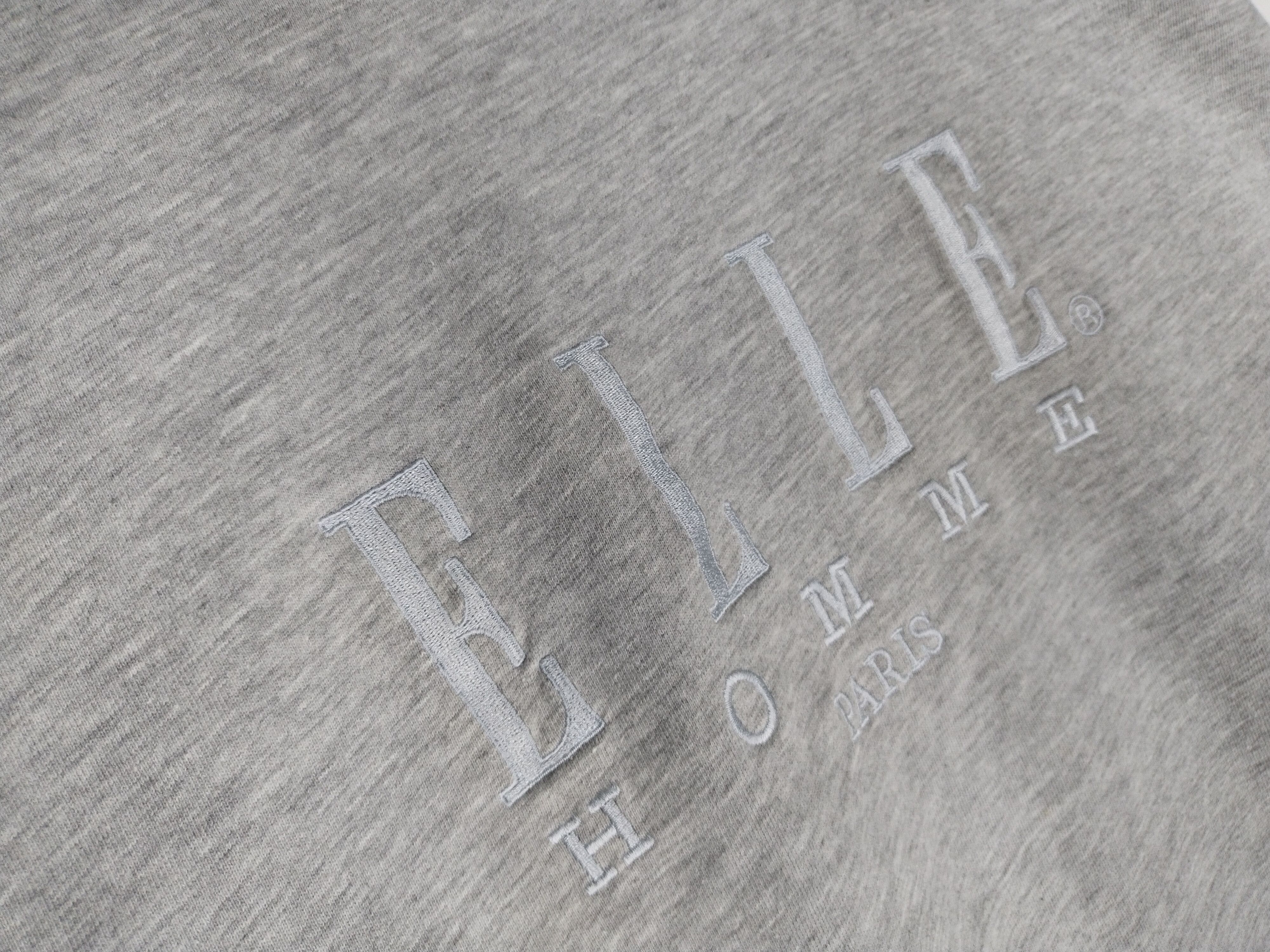 Designer × Vintage Vintage Elle Homme Paris Embroidery Logo Sweatshirt Size US M / EU 48-50 / 2 - 4 Thumbnail