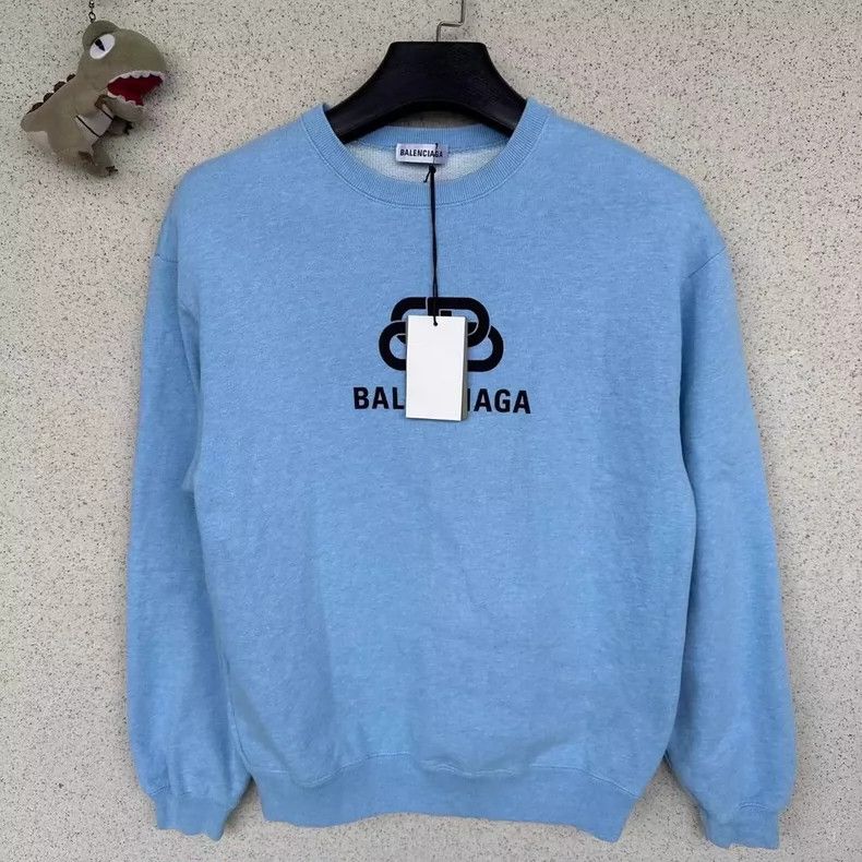 Balenciaga Balenciaga Haze Blue Buckle Hoodie Size US S / EU 44-46 / 1 - 1 Thumbnail