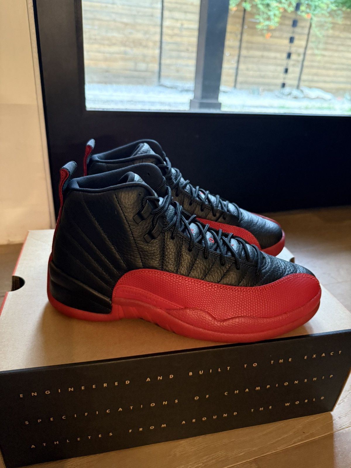 Jordan Brand Nike Air Jordan Size 8.5 Retro 12 FLU GAME Bred 2025 Size US 8.5 / EU 41-42 - 4 Thumbnail