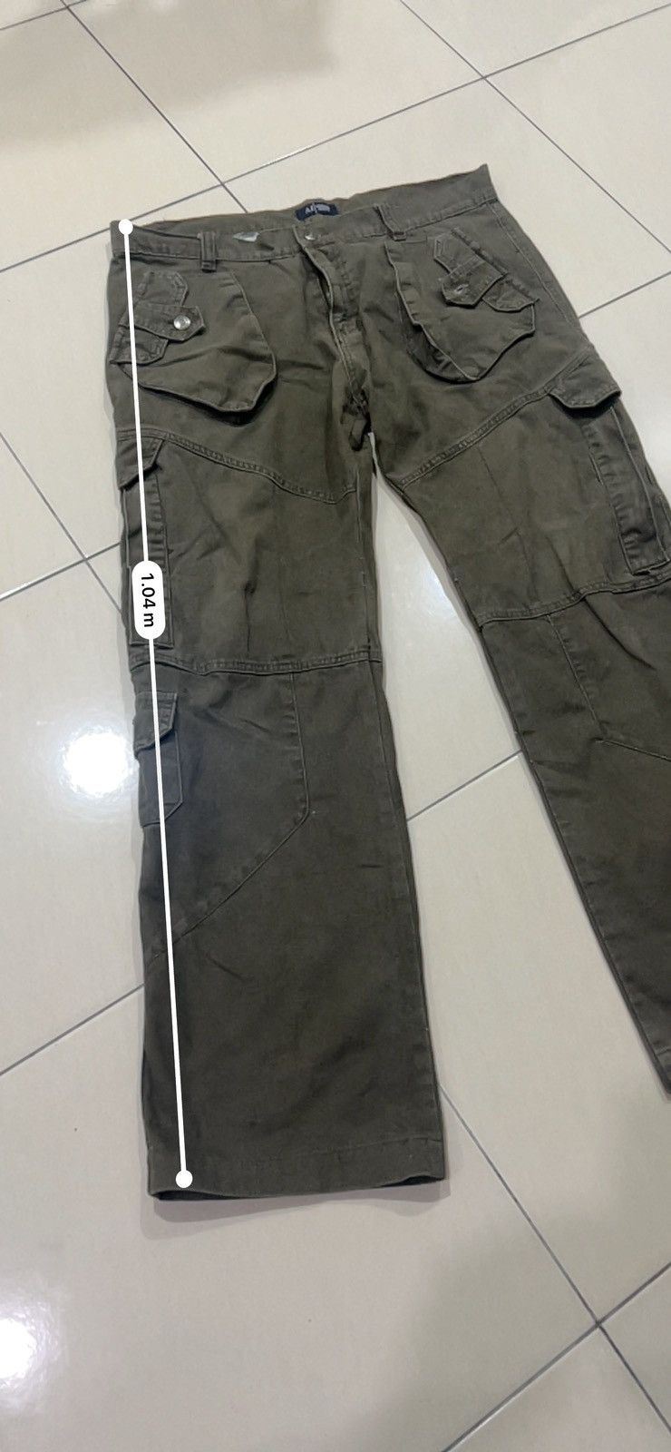 Armani × Vintage Armani Jeans - vintage cargo pants Size US 36 / EU 52 - 2 Thumbnail