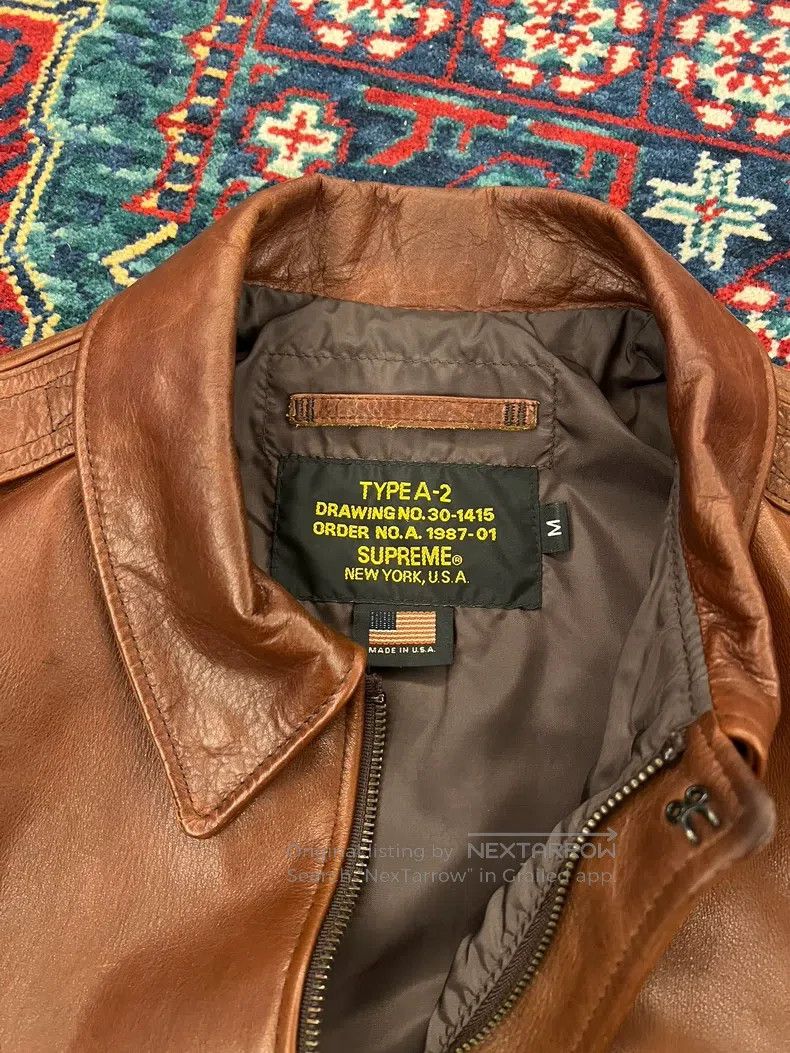 Schott Schott A2 flight leather jacket Size US M / EU 48-50 / 2 - 6 Thumbnail