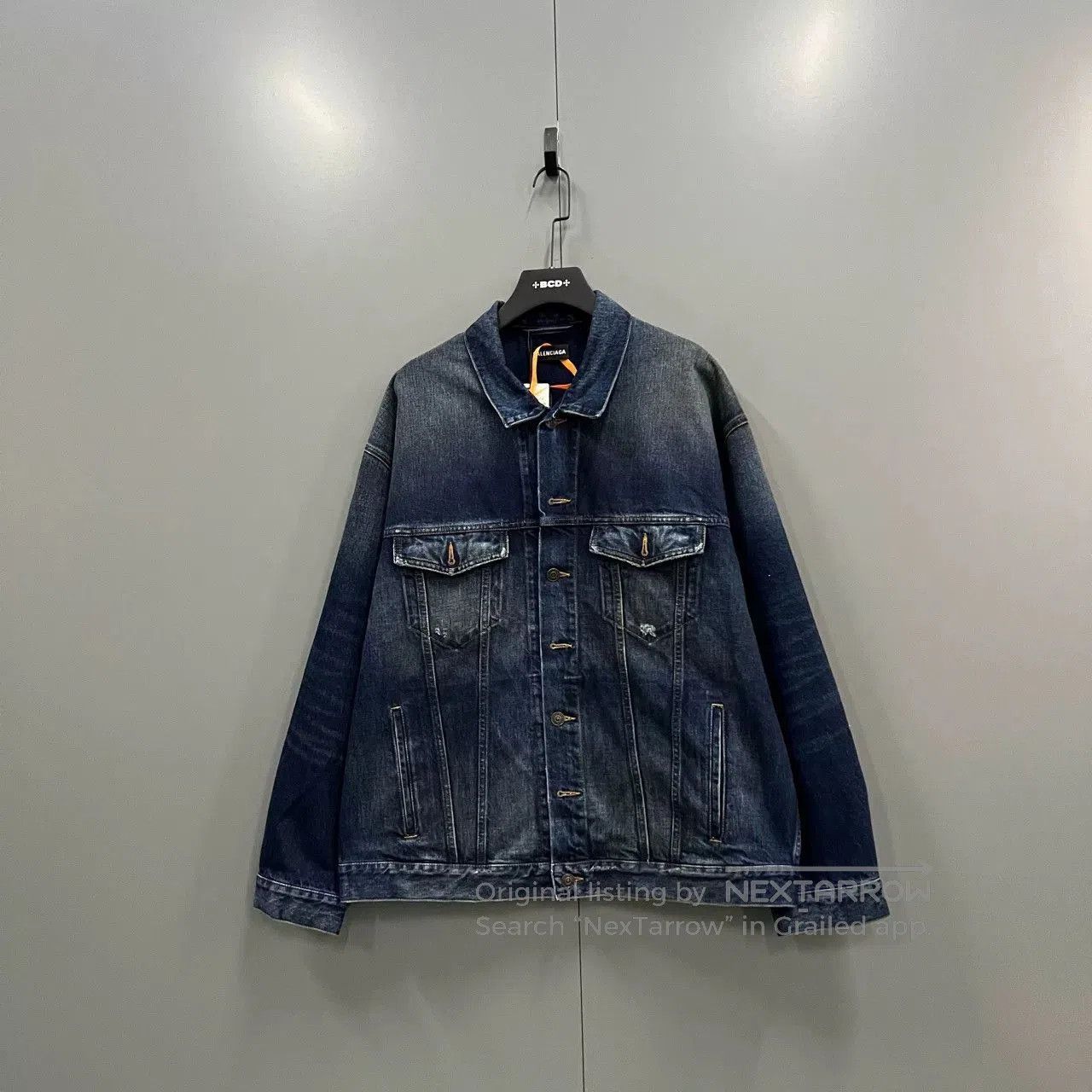 Balenciaga Balenciaga FBI Print Denim Jacket. Size US S / EU 44-46 / 1 - 1 Thumbnail