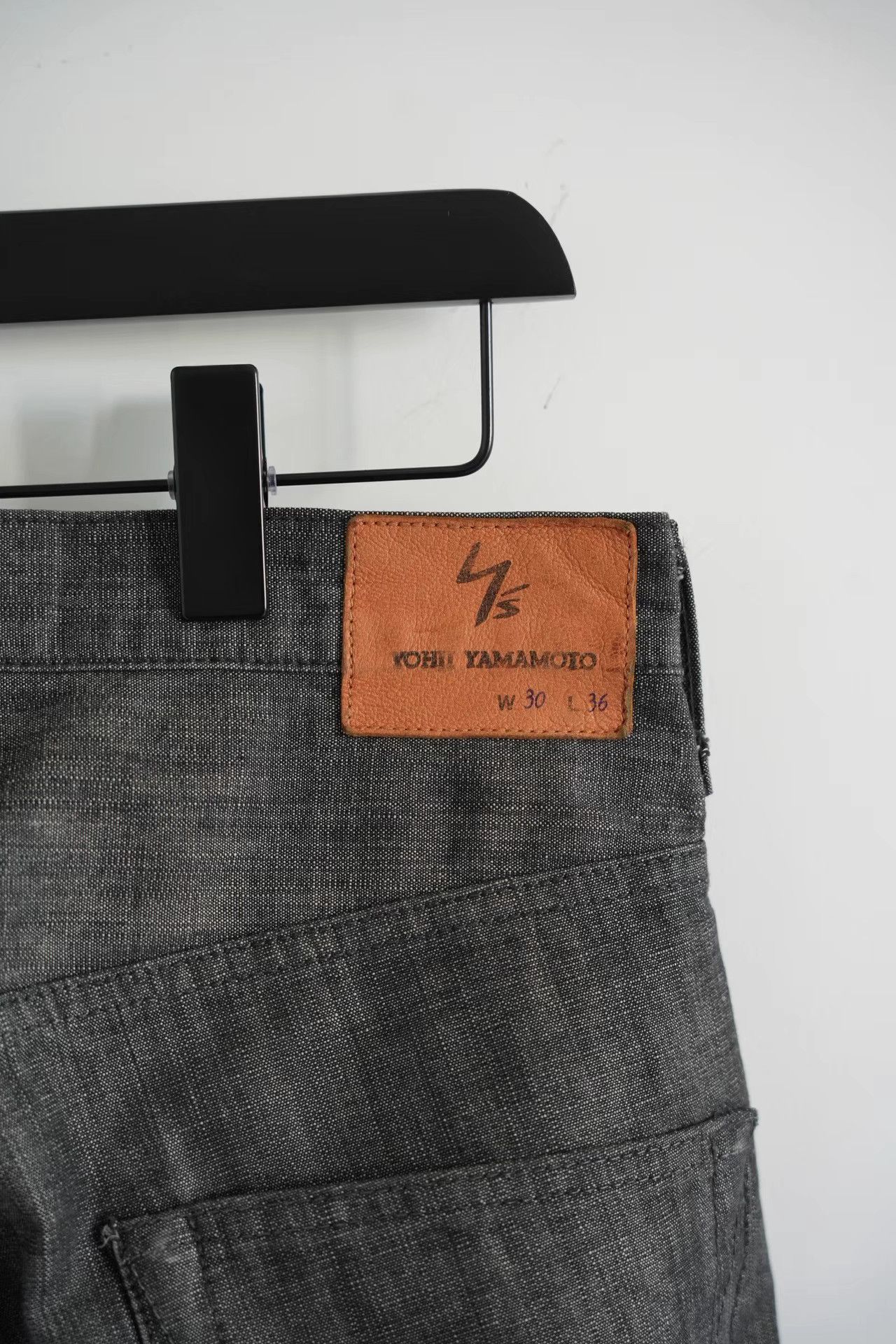 Yohji Yamamoto Yohji Yamamoto 05aw Slub Washed Cropped Jeans K4 Size US 33 - 5 Thumbnail