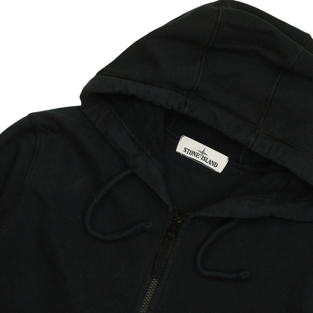 Stone Island A/W 20 Full Zip Hoodie in Black, Men's (Size M) — image 4 of 5