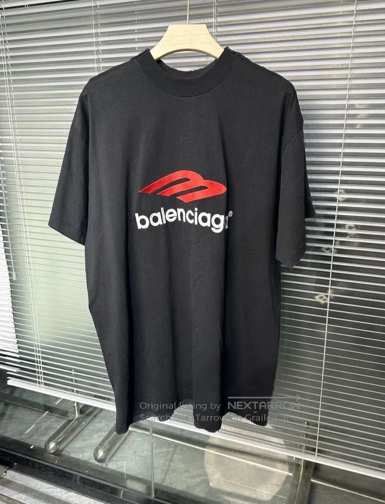 Balenciaga Balenciaga 3B Embroidery Tape Short Sleeve. Size US L / EU 52-54 / 3 - 1 Thumbnail