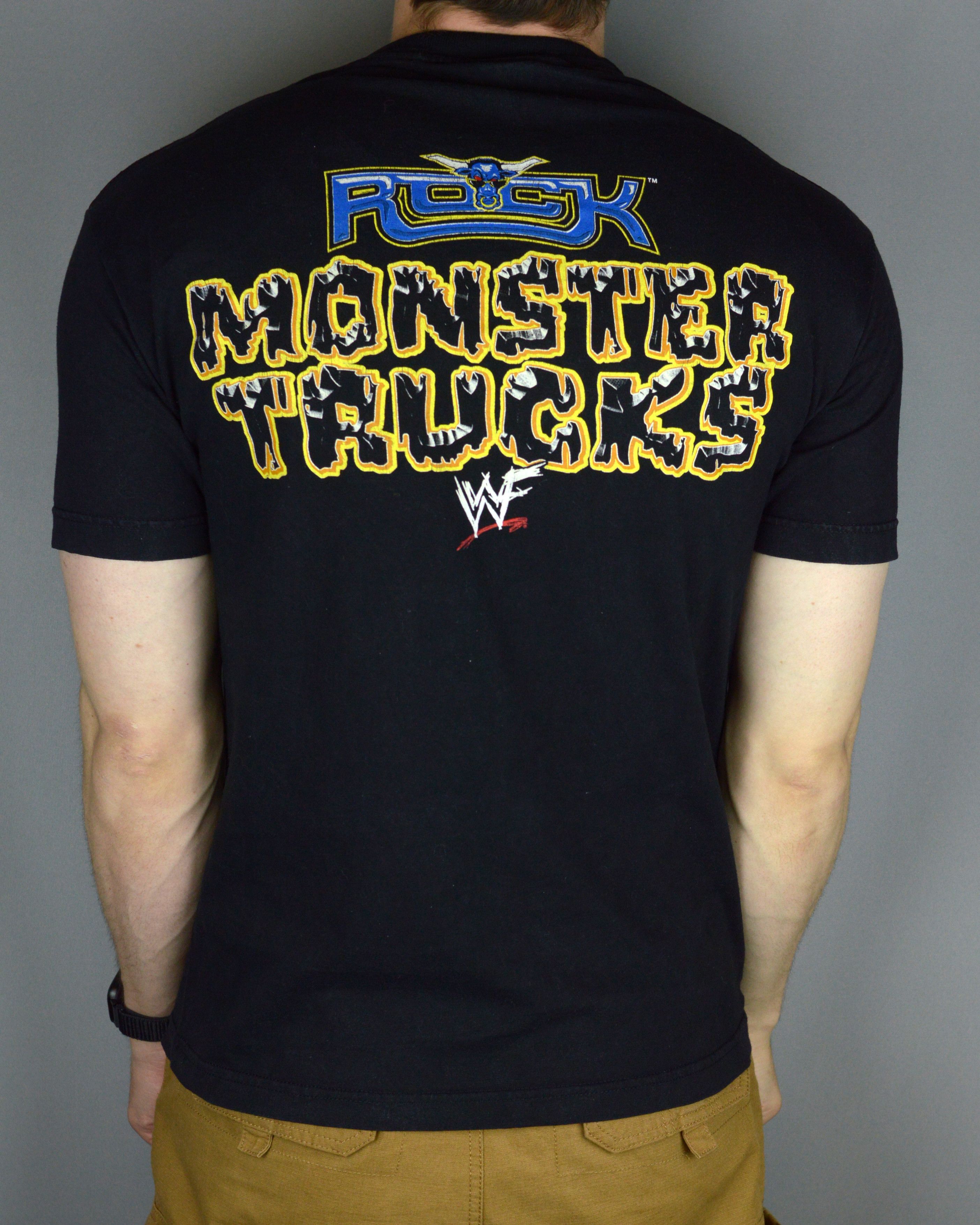 Vintage × WWF Vintage WWF Rock Monster Trucks 2001 t shirt Size US M / EU 48-50 / 2 - 2 Thumbnail