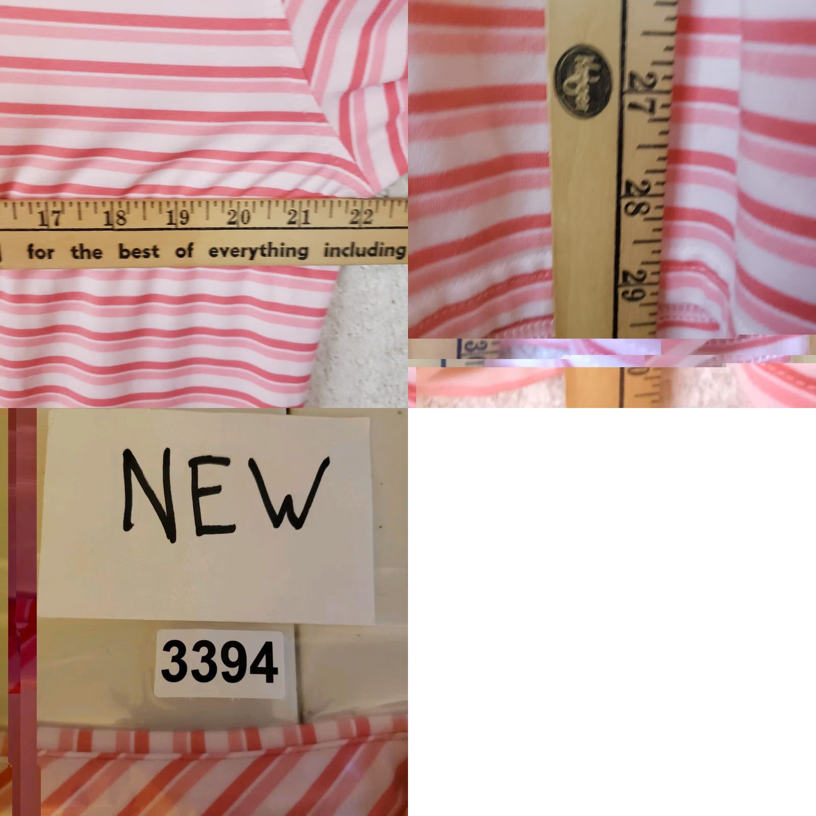 Southern Tide Southern Tide Striped Performance Polo Shirt Men M Polyester Spandex Coral White Polo Shirt Golf Beach Walking VINTAGE? Size US M / EU 48-50 / 2 - 9 Thumbnail