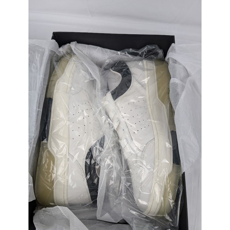 Amiri o1rshd1 Stadium Low Top Sneakers in White/Black Size US 13 / EU 46 - 19 Thumbnail
