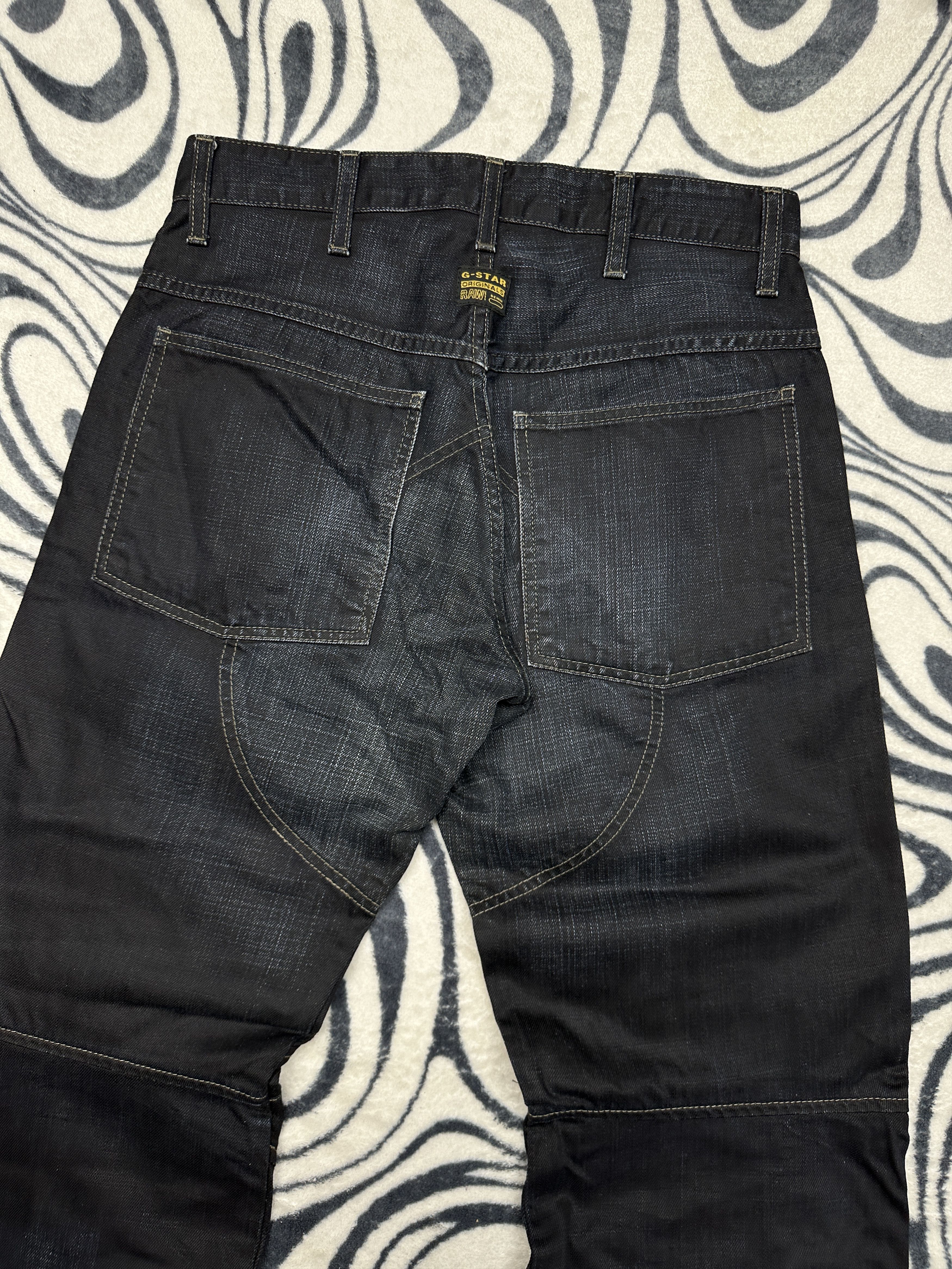 G-Star G Star Raw 5620 Loose Mens Denim Pants Double Knee Jeans Size US 31 - 6 Thumbnail