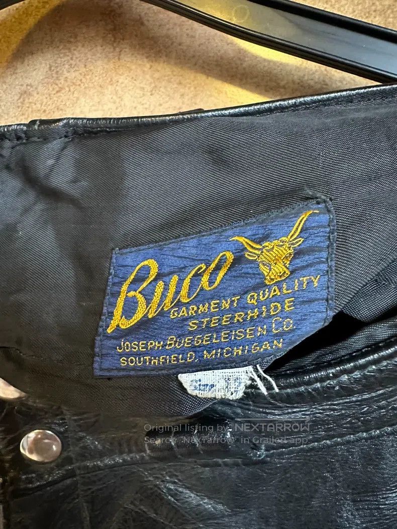 Buco Buco J99 Motorcycle Leather Pants Size US 32 / EU 48 - 7 Thumbnail