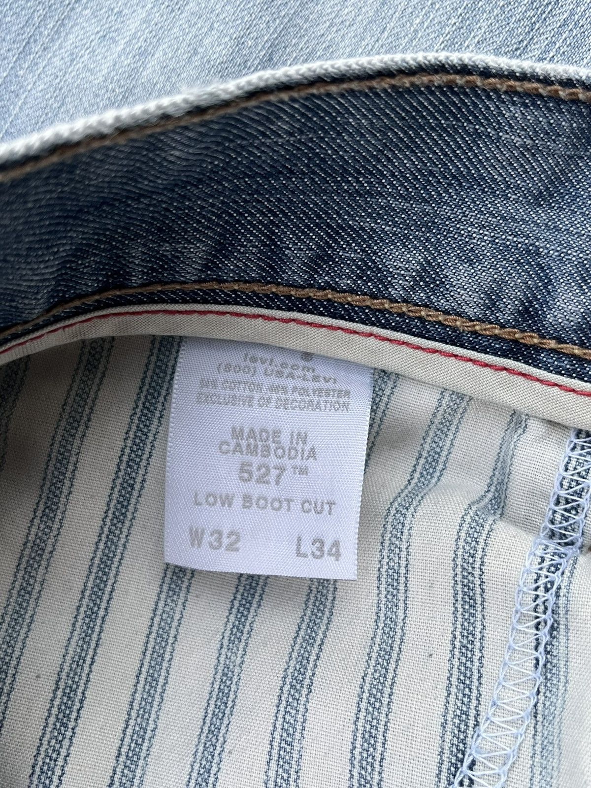 Levi's Vintage Levis 527 Flare Bootcut Jeans Distressed Size US 32 / EU 48 - 9 Thumbnail