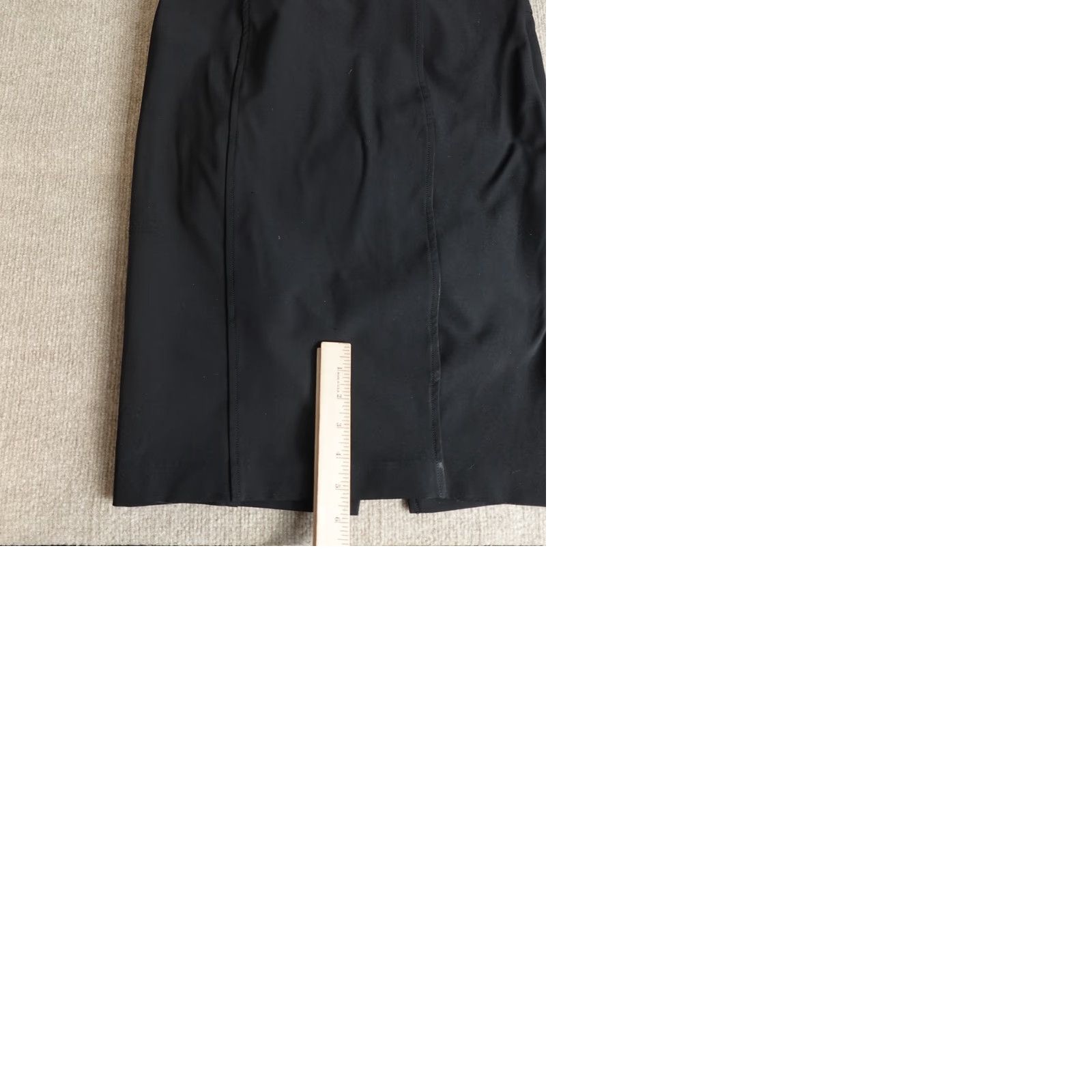 Veronica Beard VERONICA BEARD Skirt Womens 10 Black Solid Pencil Pull On Midi Size 32" / US 10 / IT 46 - 9 Thumbnail