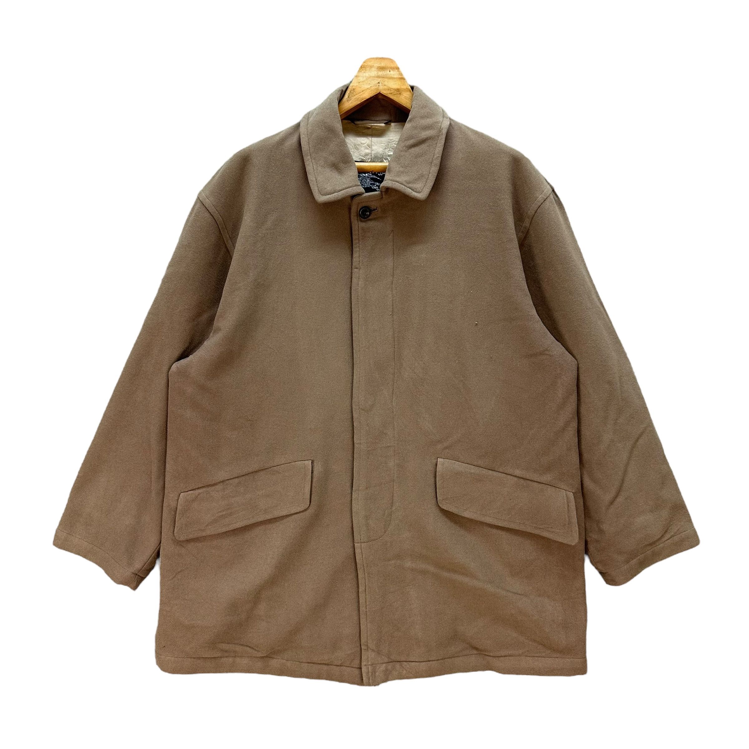 Burberry Vintage 90's BURBERRYS Wool Coat Jacket #A78-1896 Size US M / EU 48-50 / 2 - 1 Thumbnail