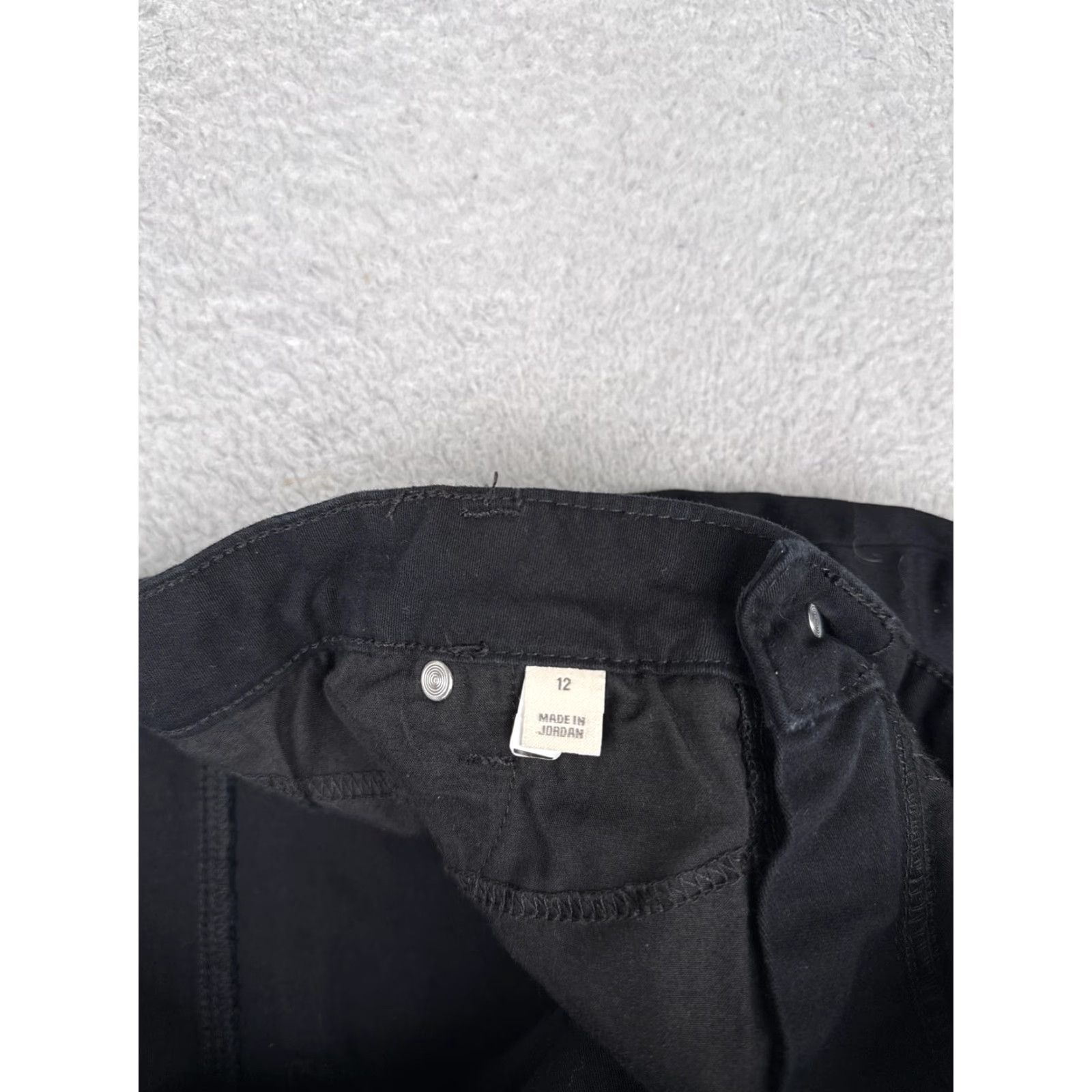 Vintage Style&co Curvy Capri Jeans Womens 12 Black Dark Wash Mid Rise Denim 34x24 Size 34" / US 12 / IT 48 - 7 Thumbnail