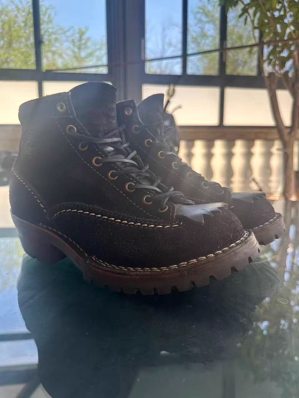 WESCO Brown Lace-Up Boots Size 7.5 Size US 7.5 / EU 40-41 - 1 Thumbnail