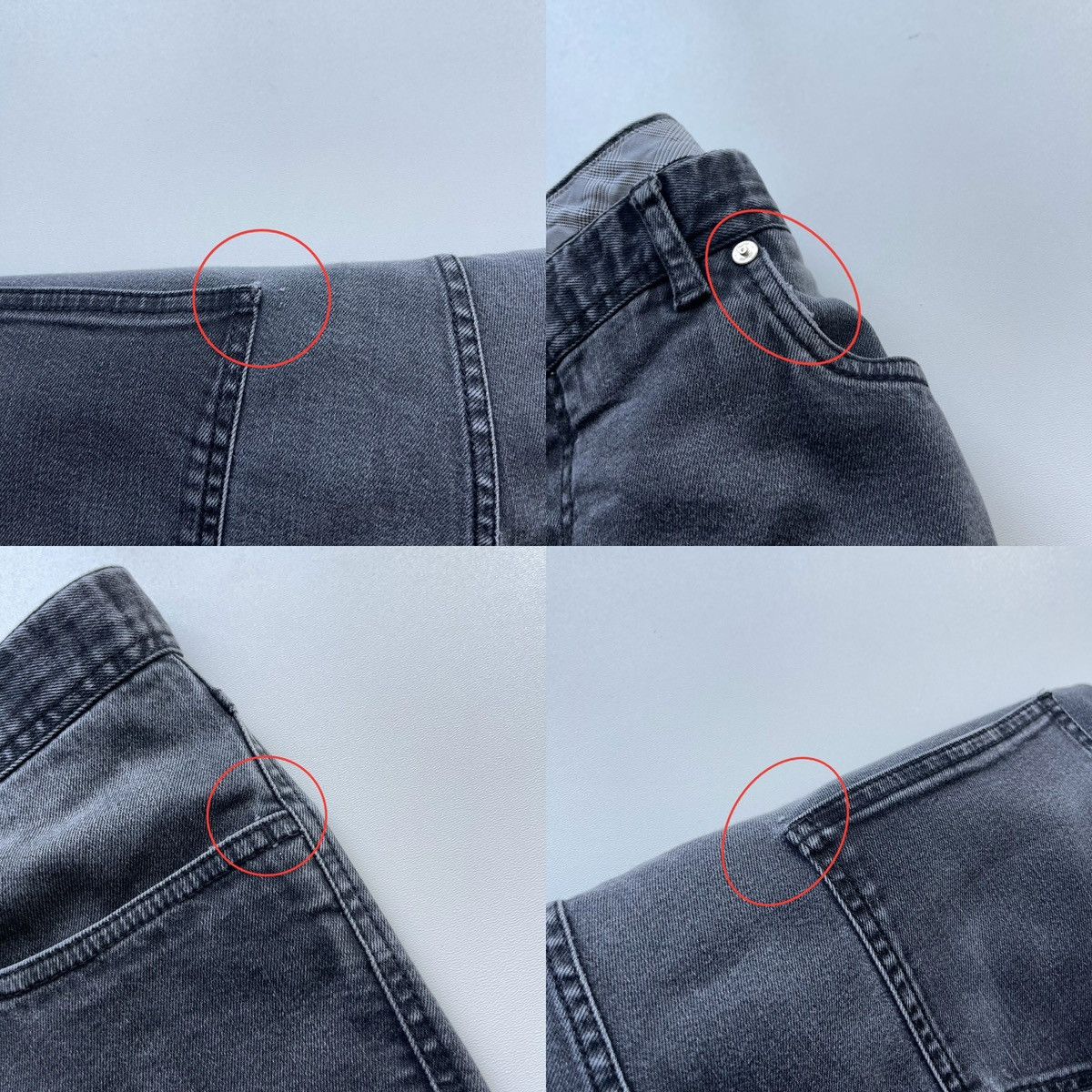 Brioni Brioni Stelvio HandMade Tailored Denim Jeans Grey Size US 36 / EU 52 - 12 Thumbnail